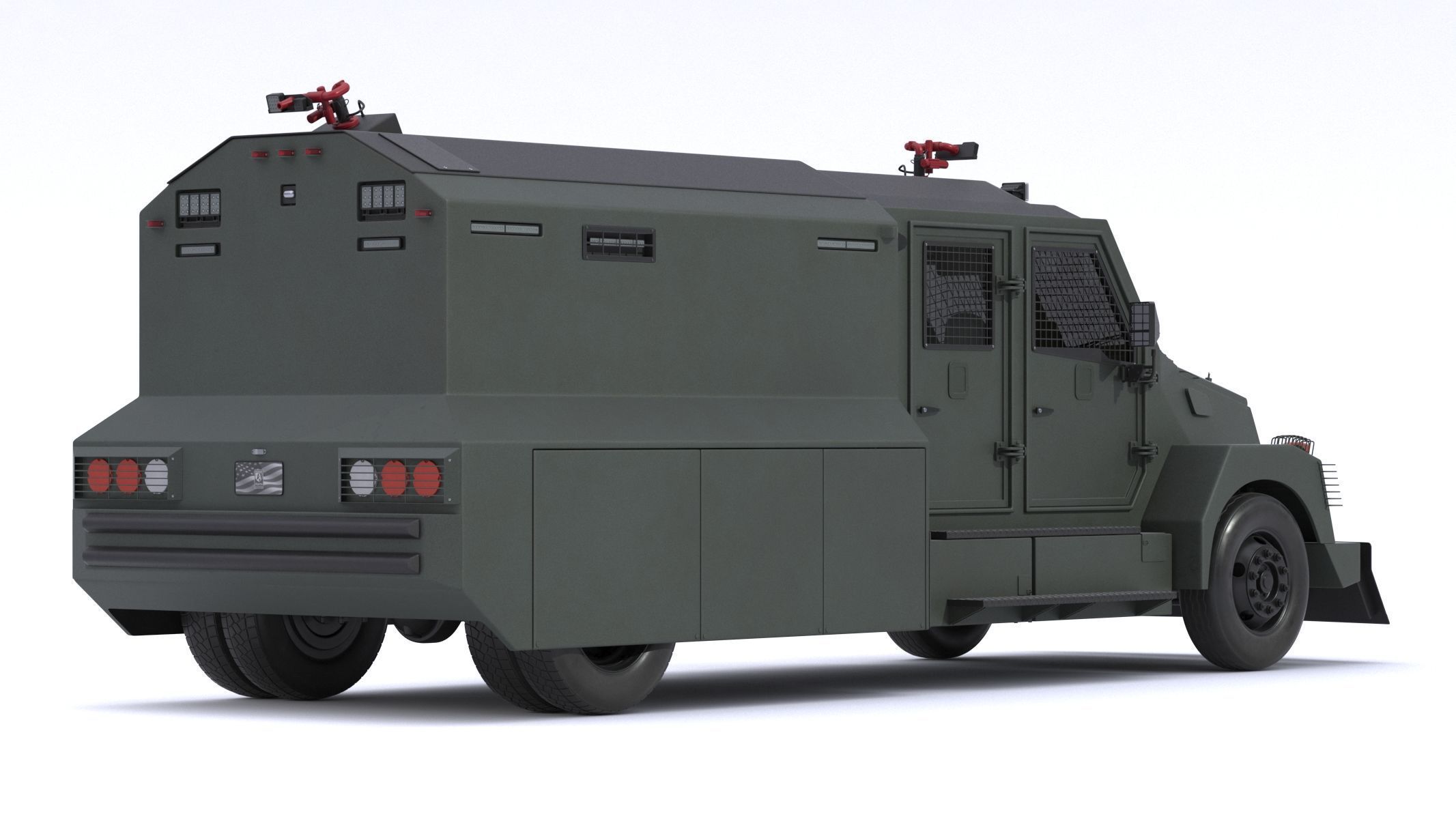 Armored Police and Military Vehicles Bundle Alpine Series 3D model_24