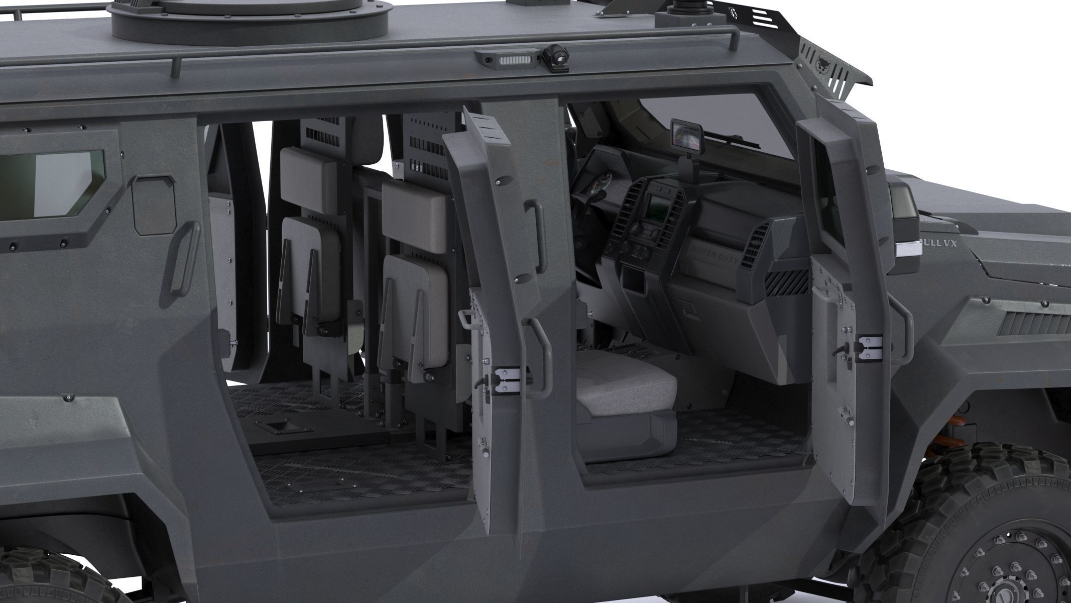 Armored Police and Military Vehicles Bundle Alpine Series 3D model_38