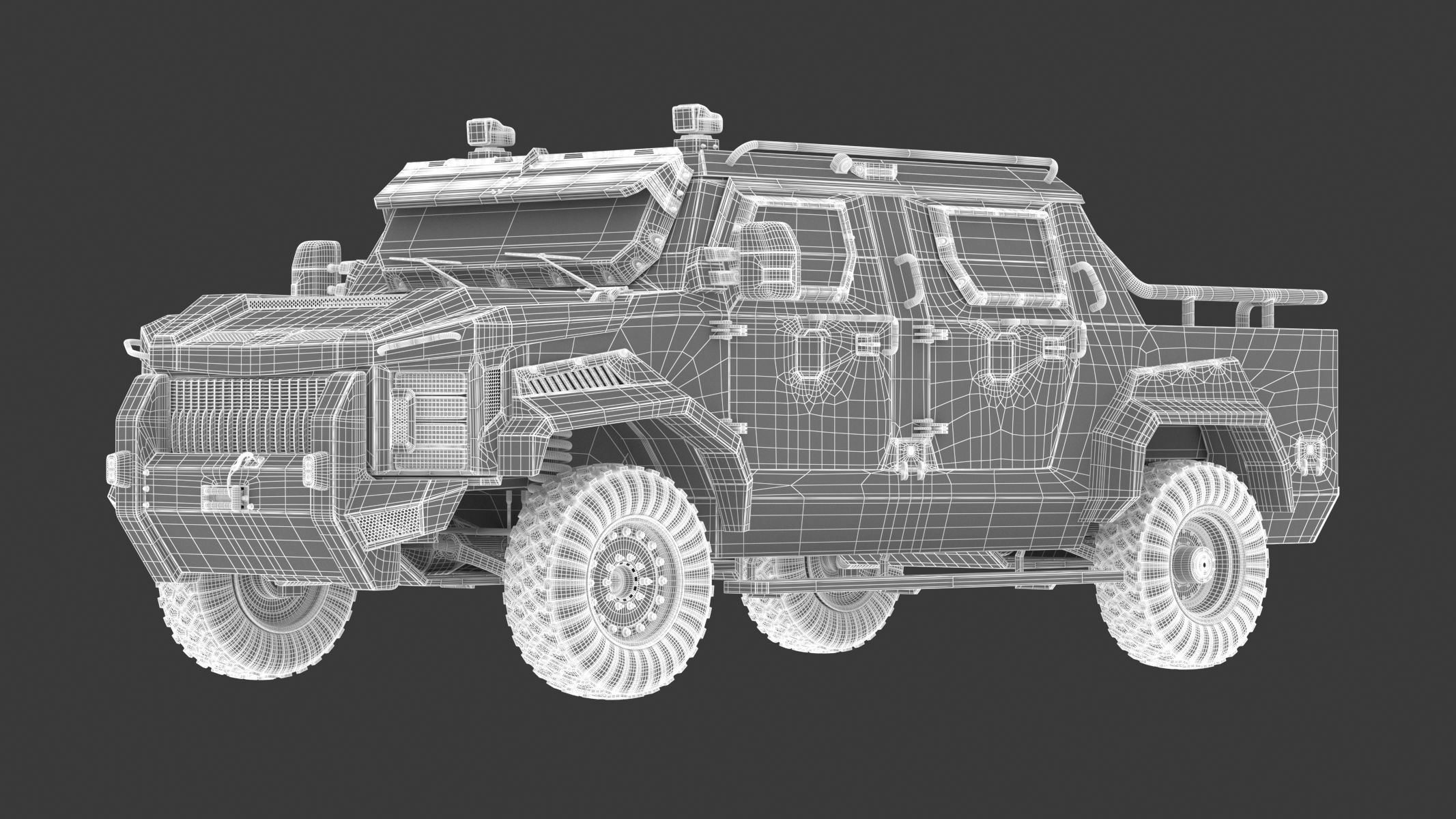 Armored Police and Military Vehicles Bundle Alpine Series 3D model_43