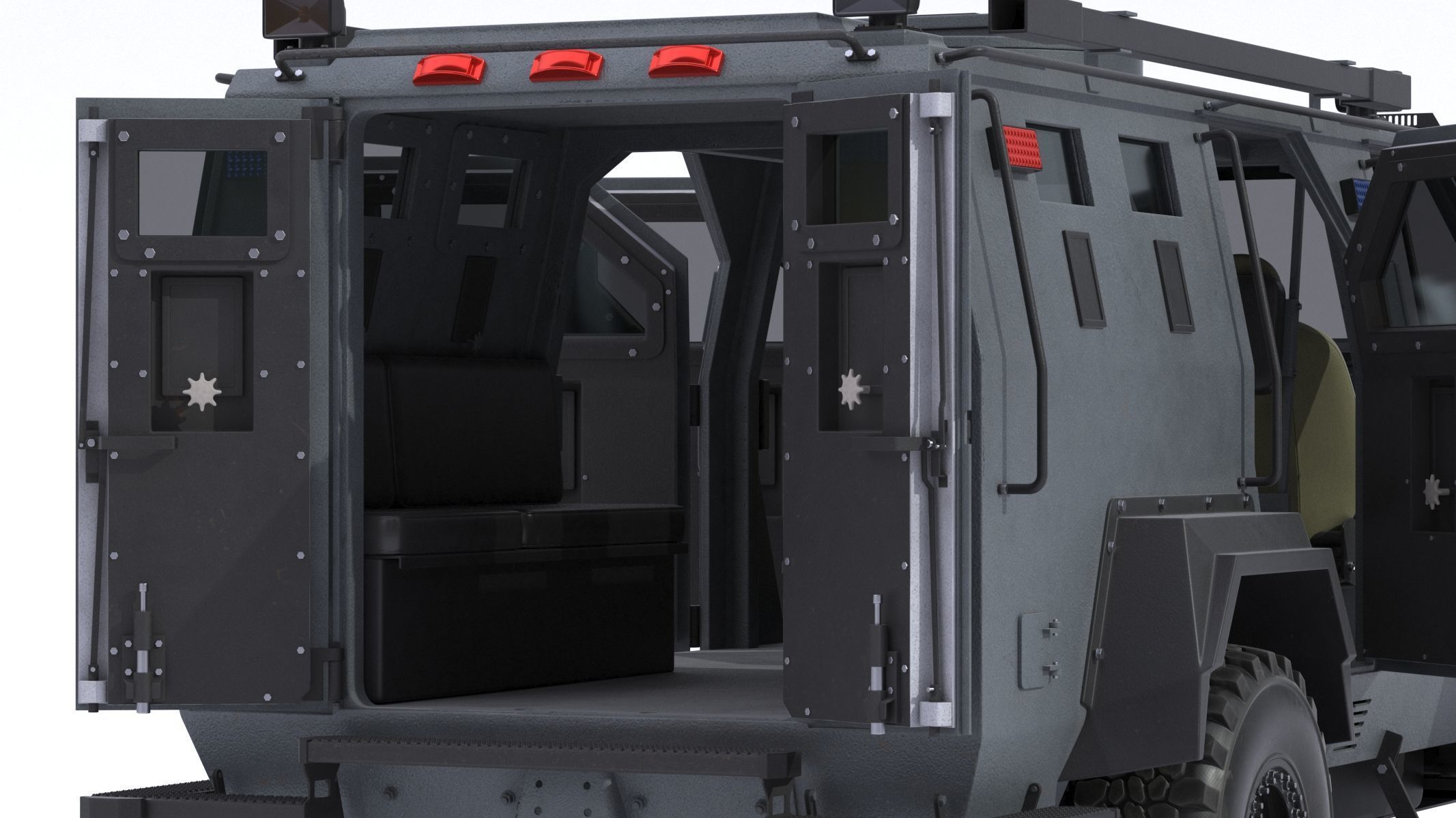 Armored Police and Military Vehicles Bundle Alpine Series 3D model_7