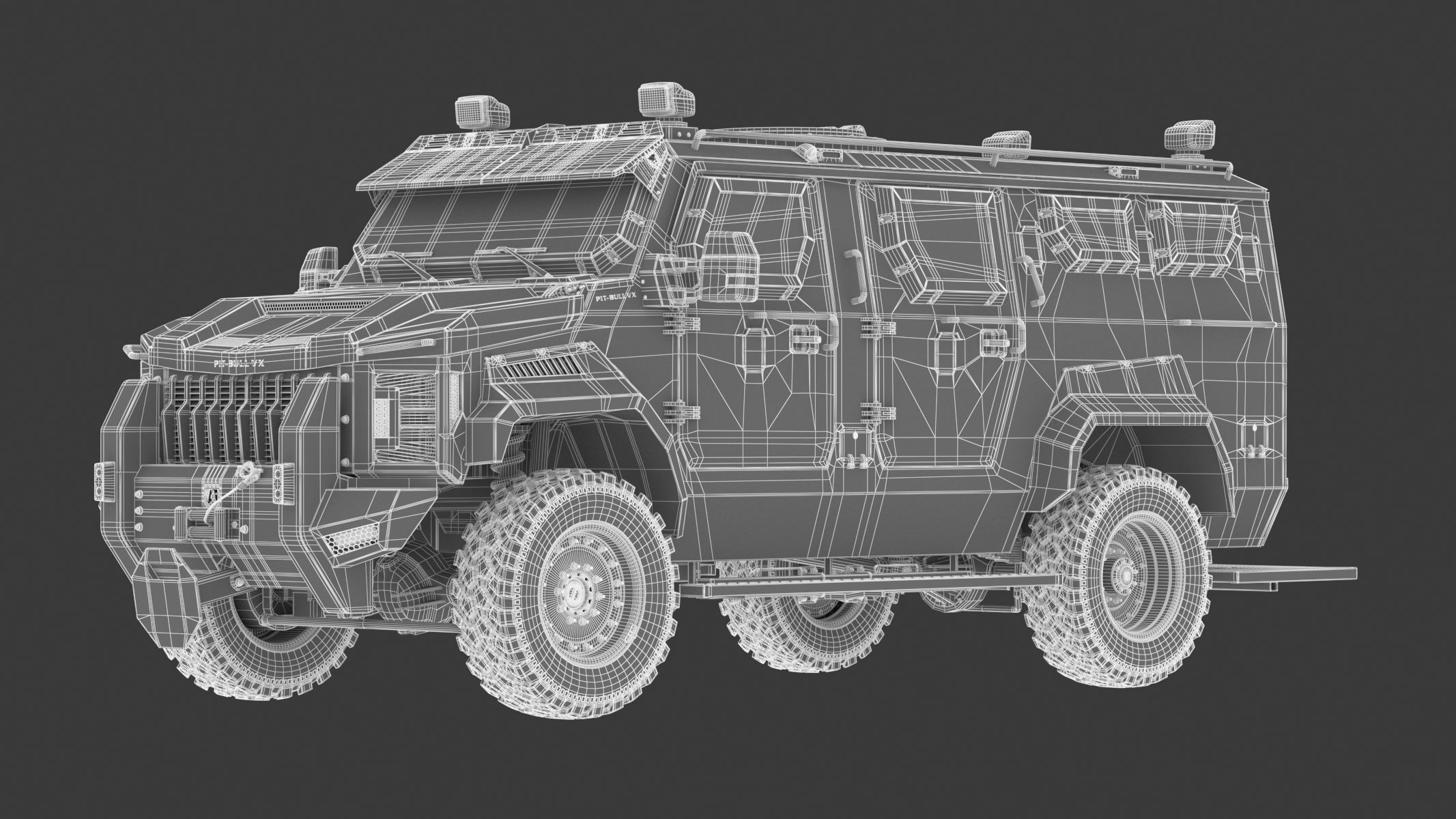 Armored Police and Military Vehicles Bundle Alpine Series 3D model_32