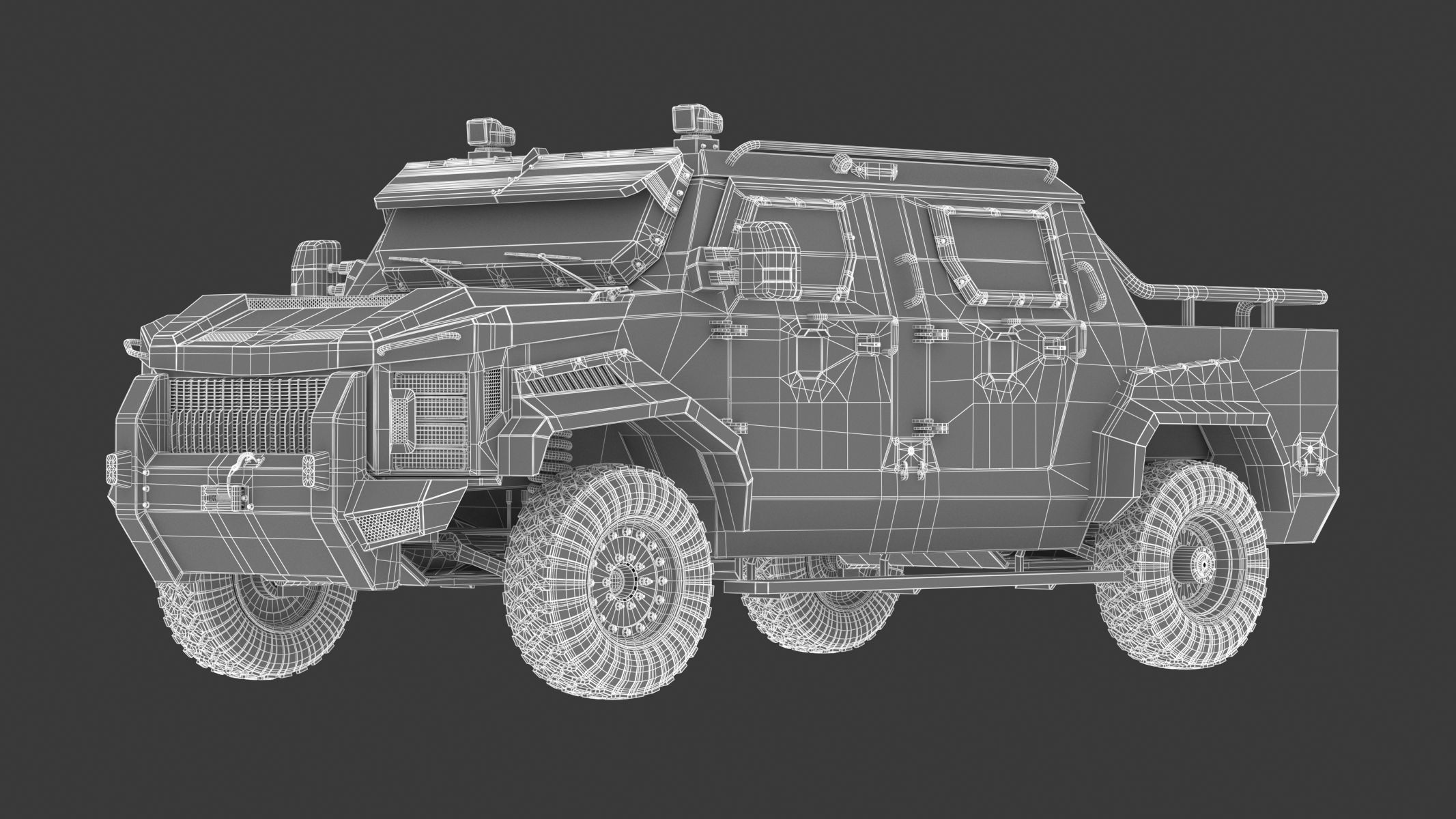 Armored Police and Military Vehicles Bundle Alpine Series 3D model_42