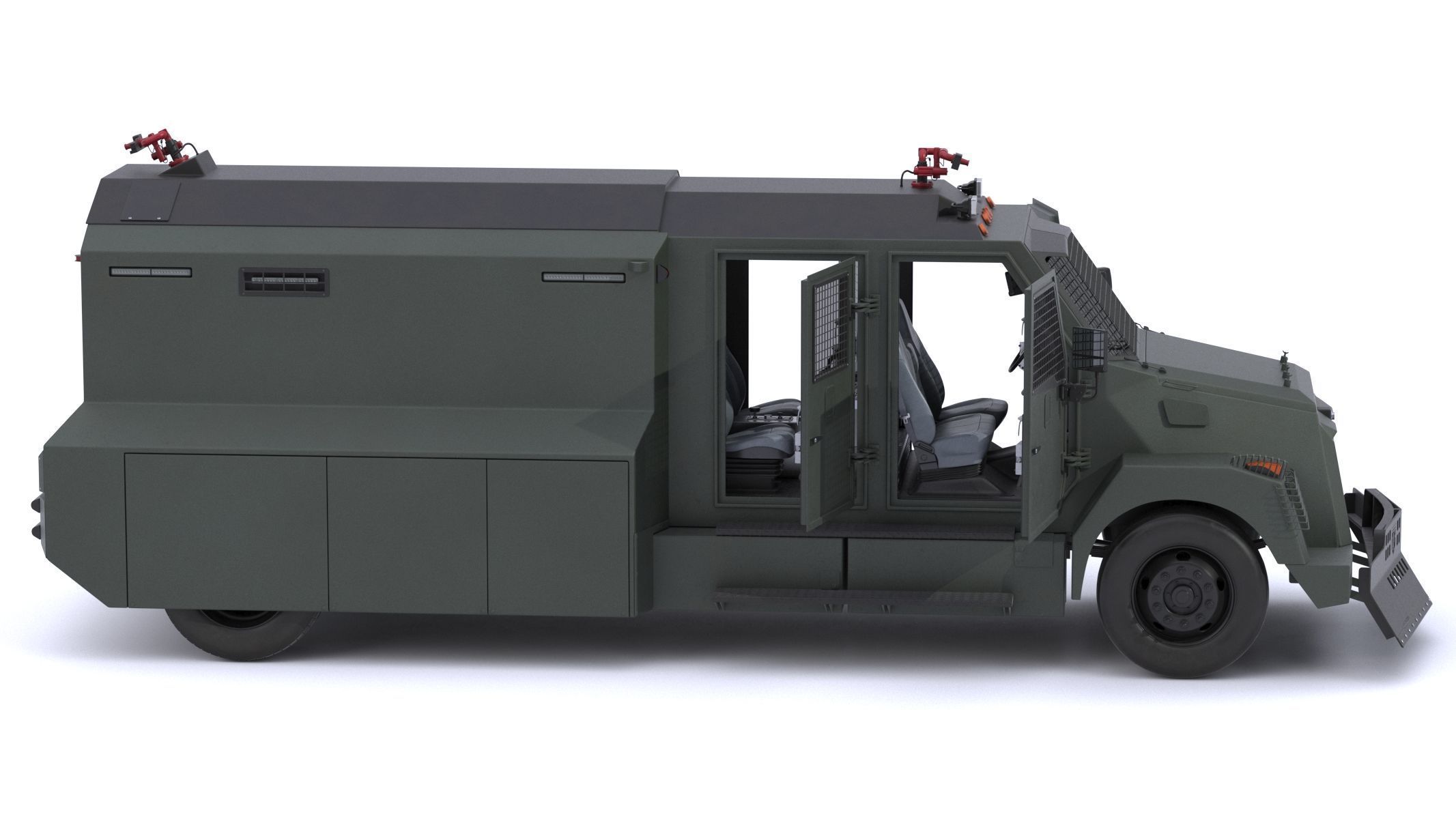 Armored Police and Military Vehicles Bundle Alpine Series 3D model_27