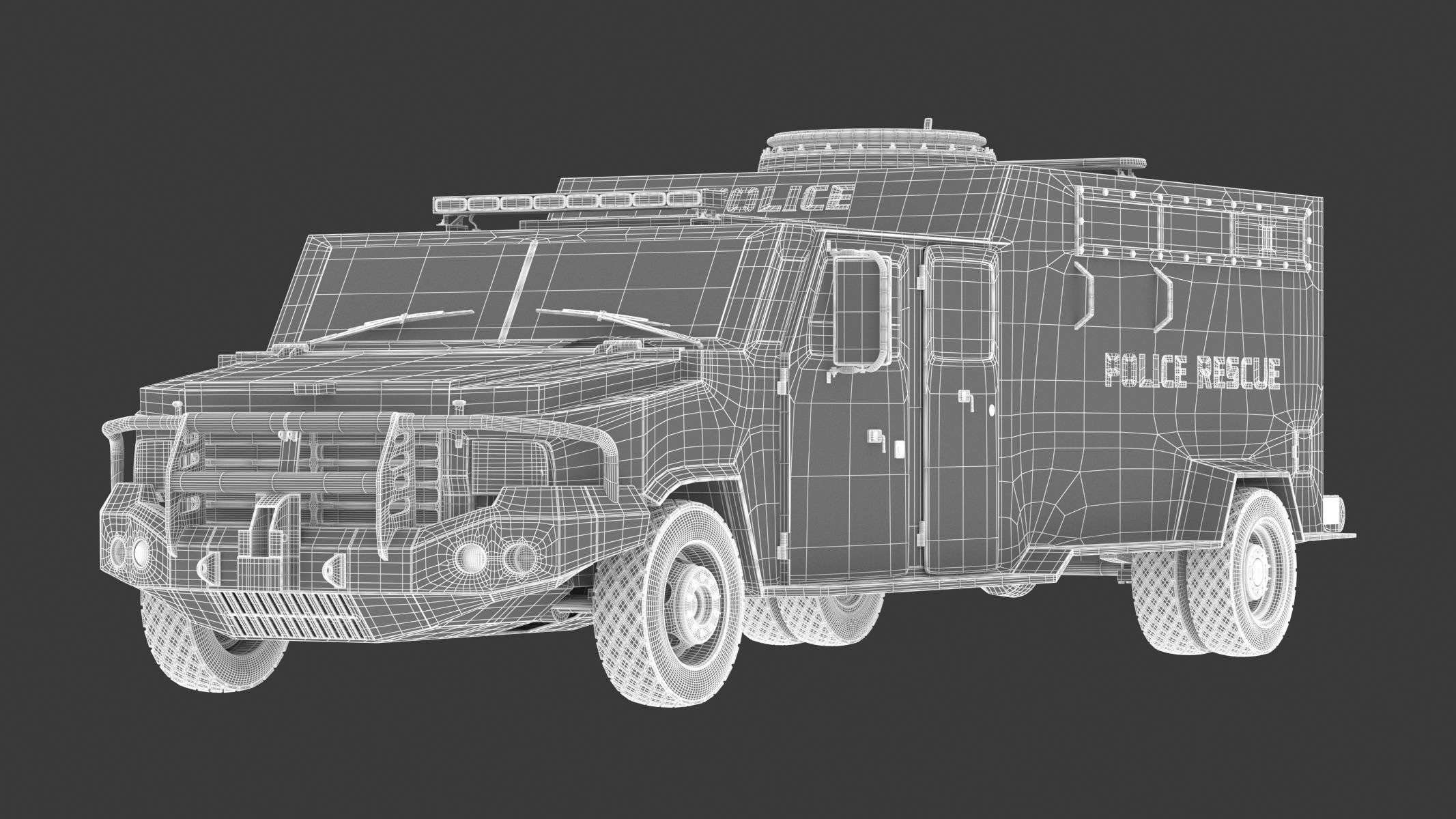 Armored Police and Military Vehicles Bundle Alpine Series 3D model_63