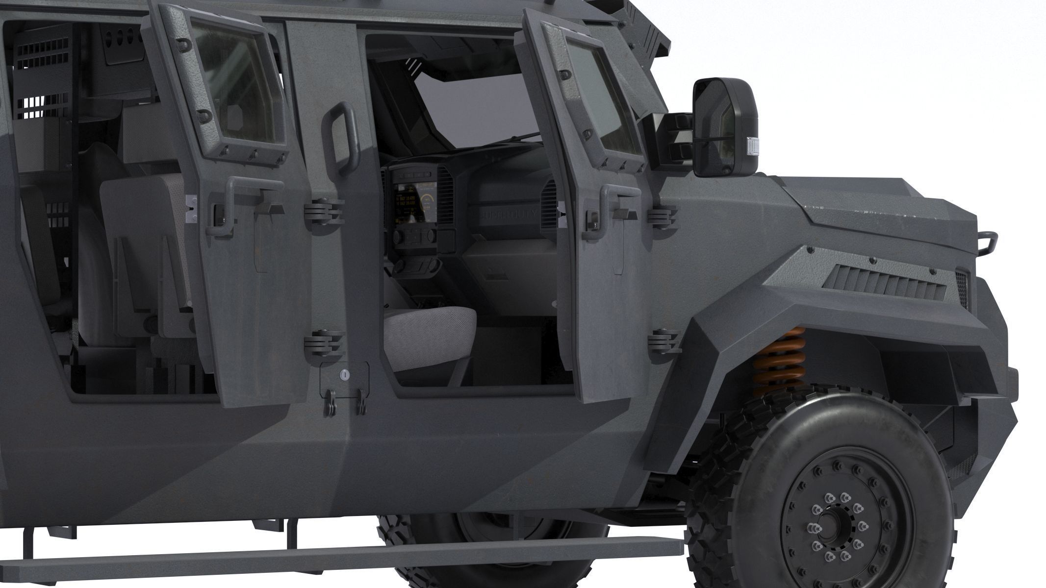 Armored Police and Military Vehicles Bundle Alpine Series 3D model_48