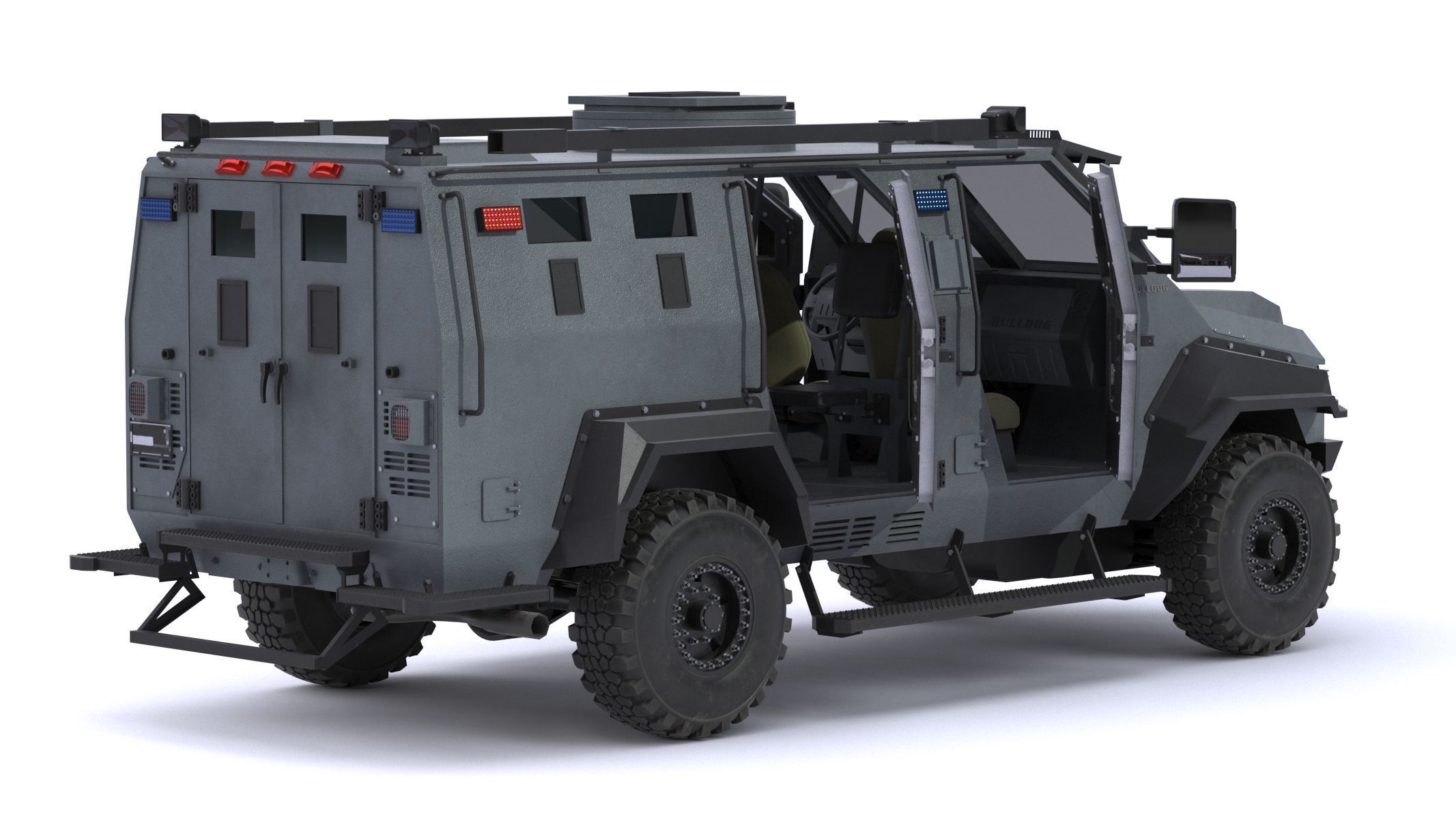 Armored Police and Military Vehicles Bundle Alpine Series 3D model_5