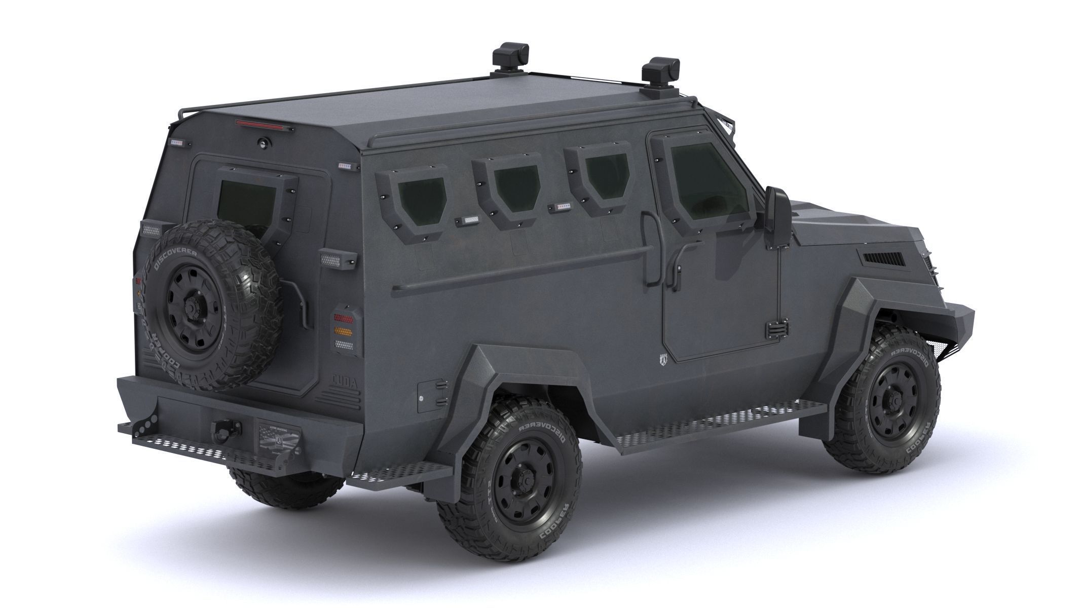 Armored Police and Military Vehicles Bundle Alpine Series 3D model_14
