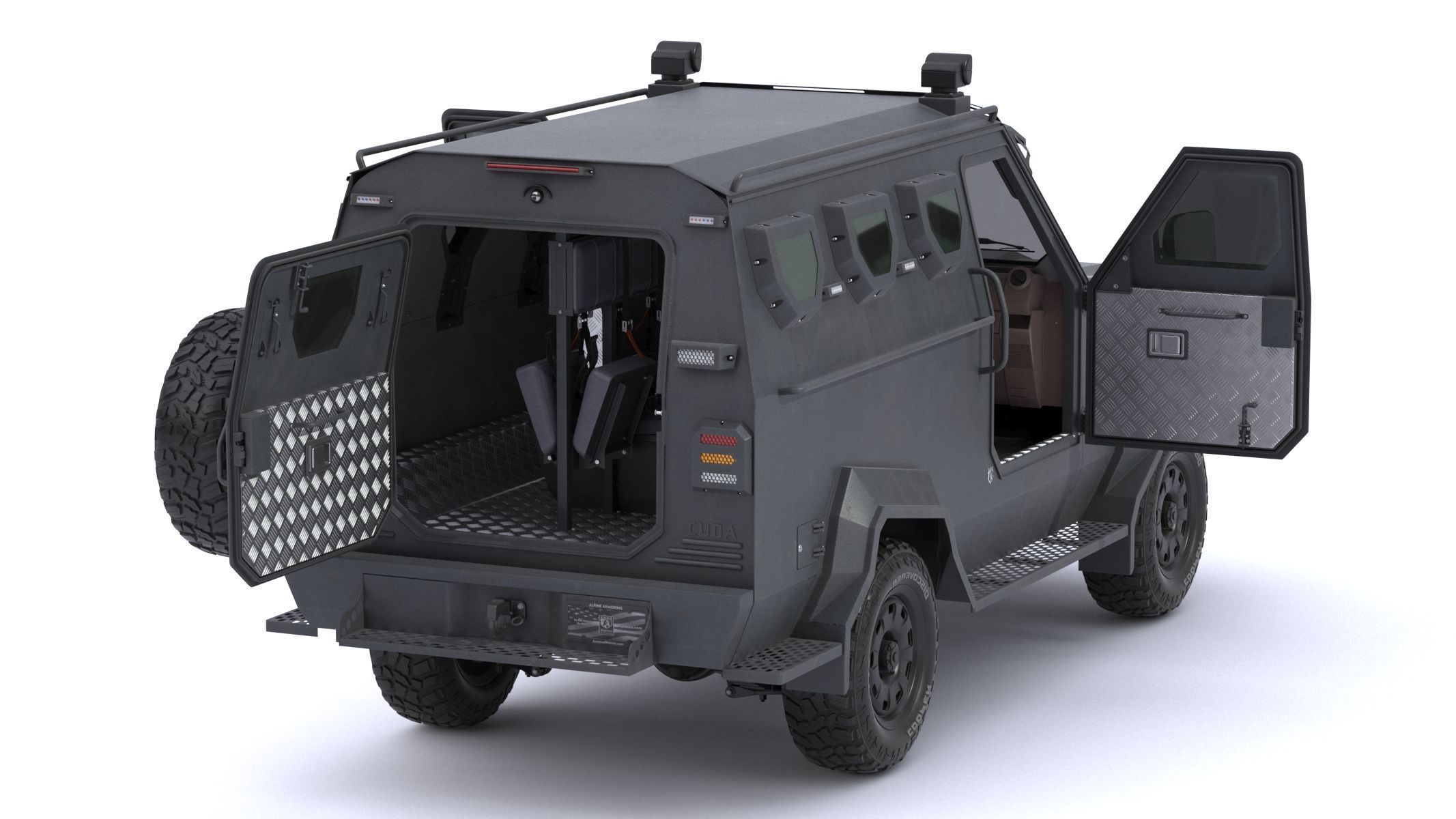 Armored Police and Military Vehicles Bundle Alpine Series 3D model_17