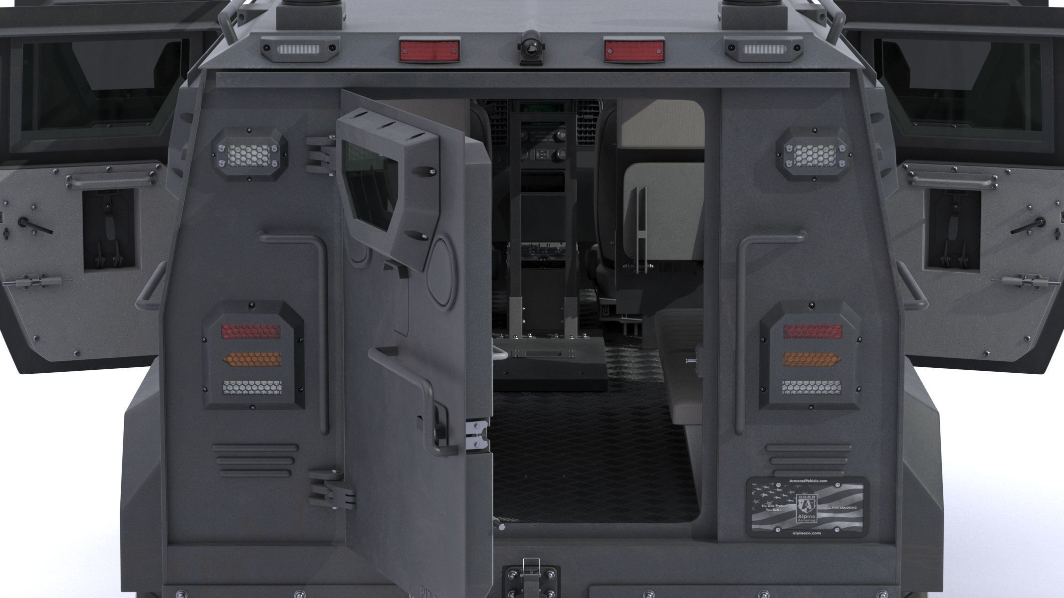 Armored Police and Military Vehicles Bundle Alpine Series 3D model_39