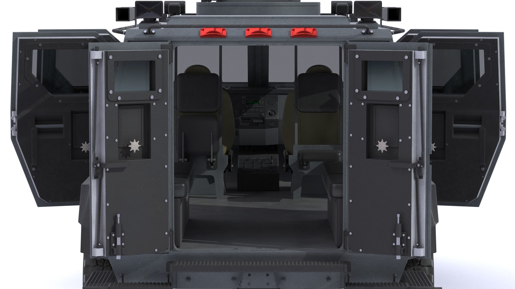 Armored Police and Military Vehicles Bundle Alpine Series 3D model_8