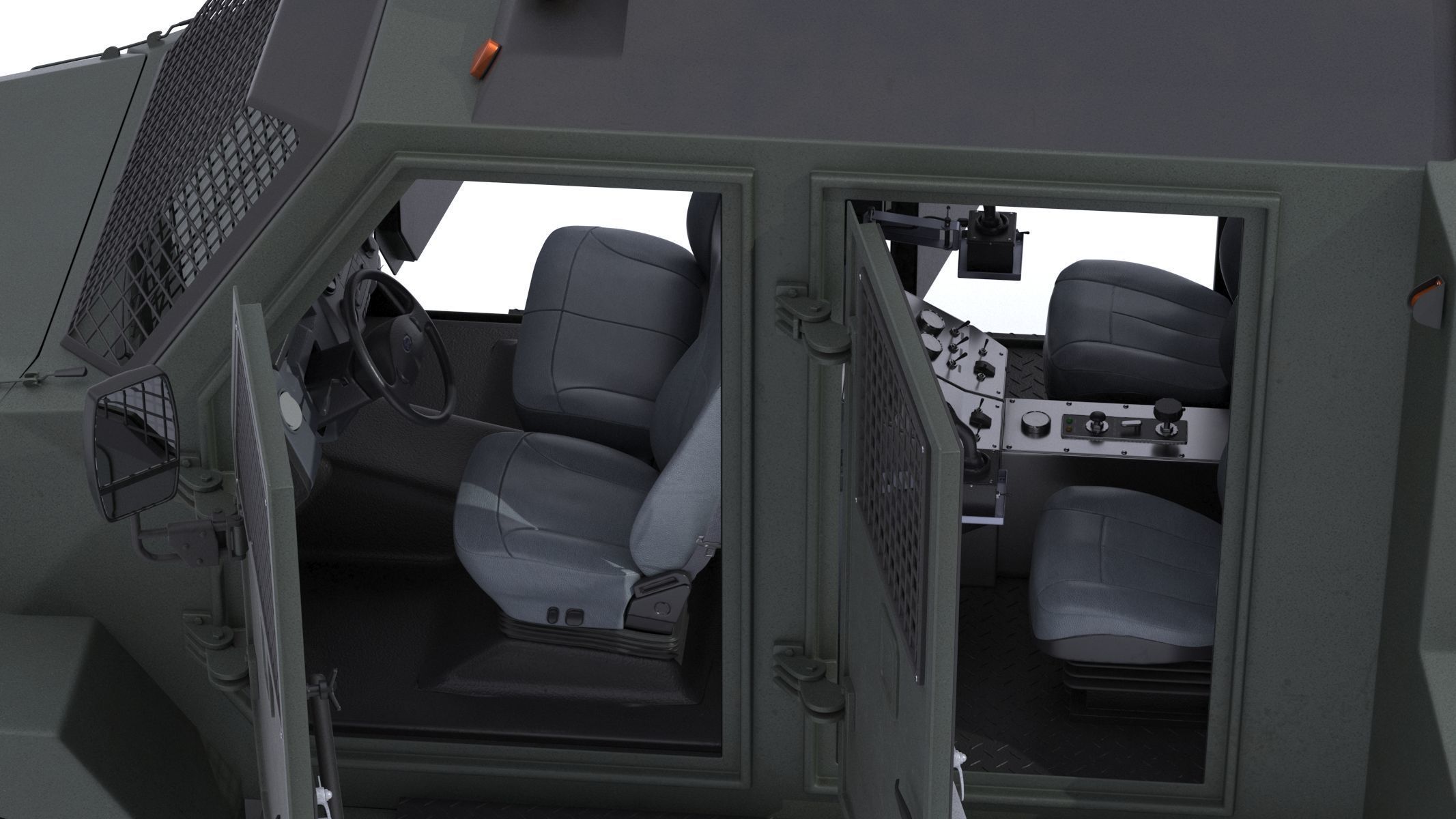 Armored Police and Military Vehicles Bundle Alpine Series 3D model_29