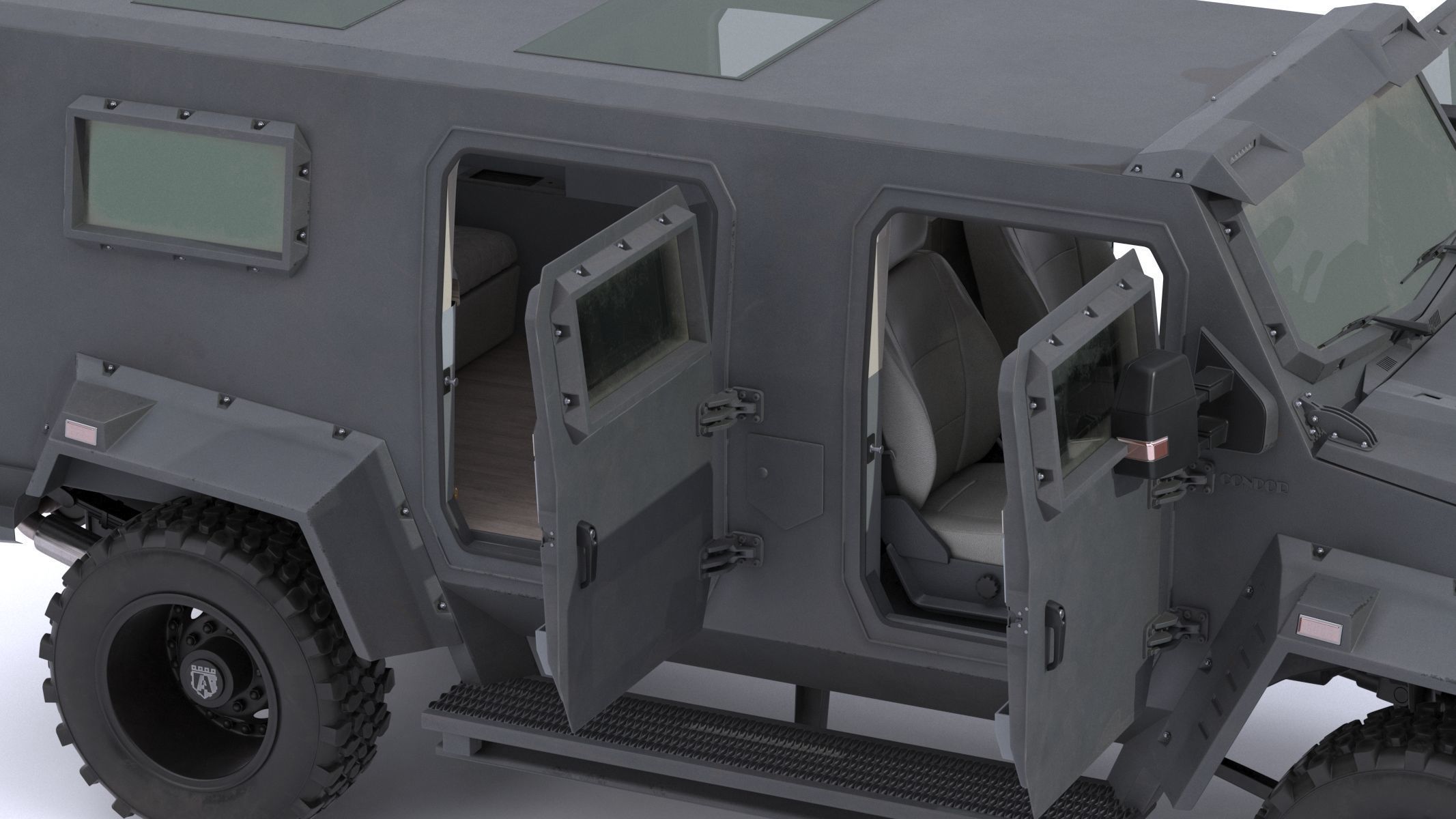 Armored Police and Military Vehicles Bundle Alpine Series 3D model_58