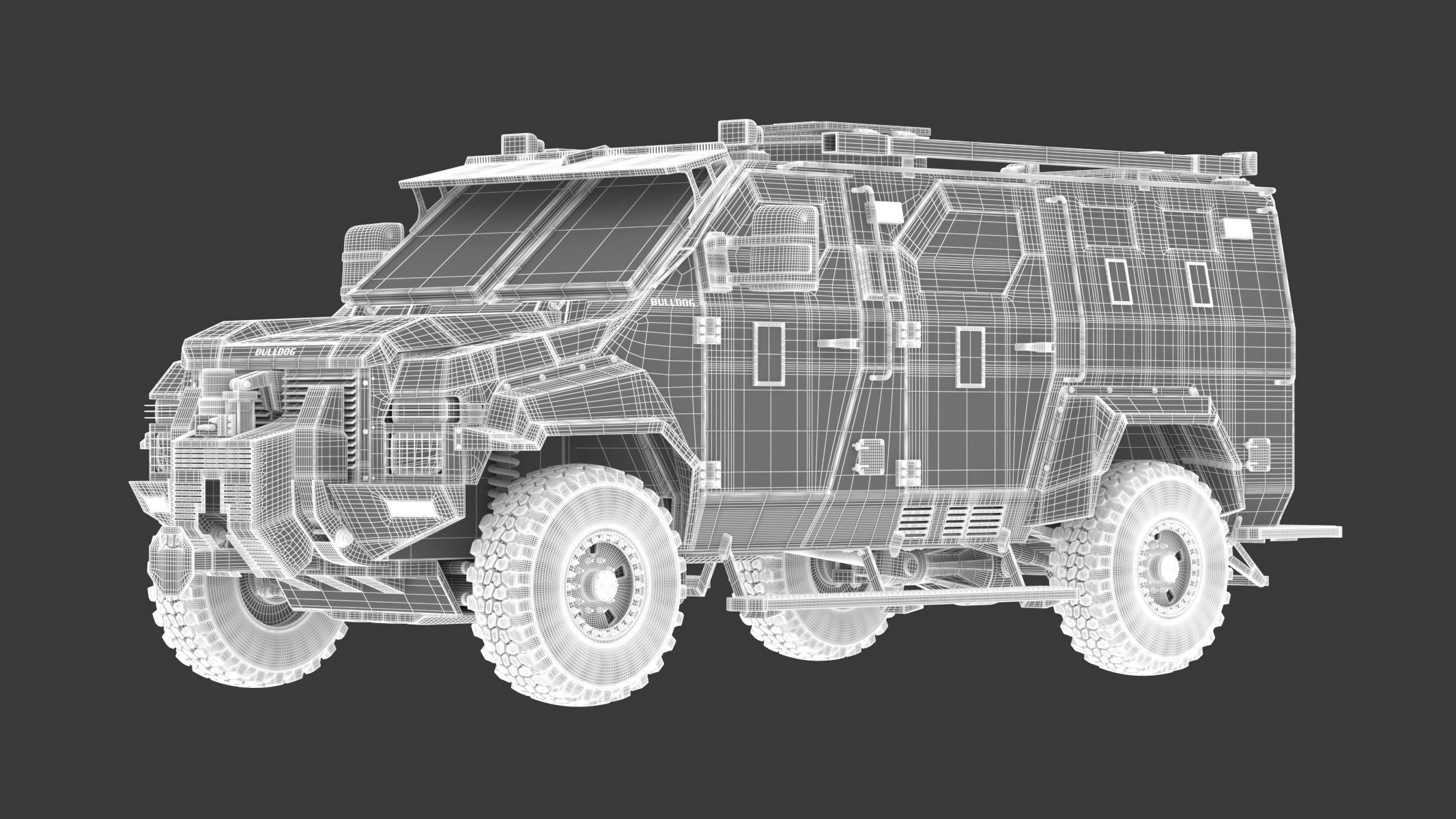 Armored Police and Military Vehicles Bundle Alpine Series 3D model_3