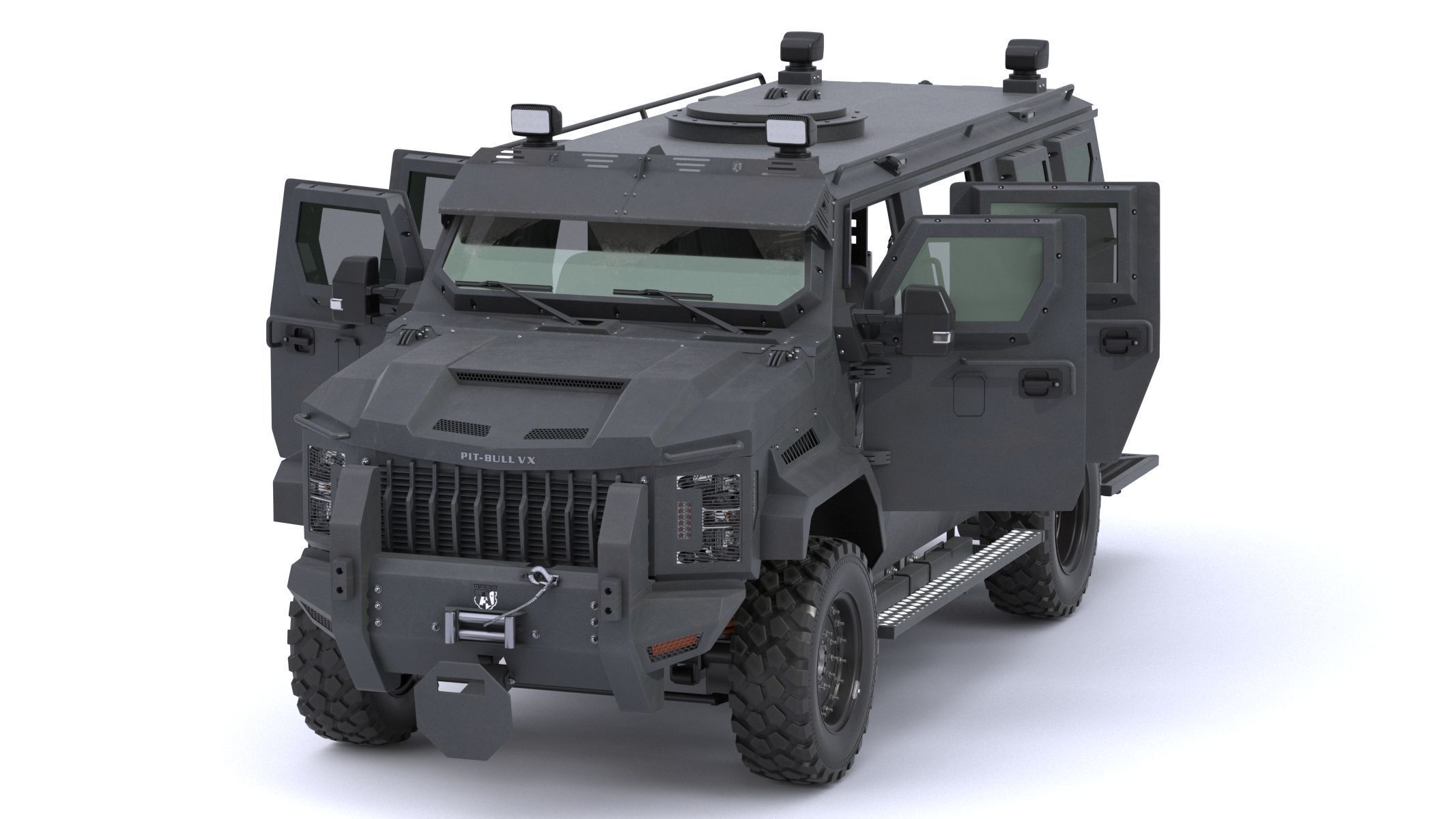Armored Police and Military Vehicles Bundle Alpine Series 3D model_40