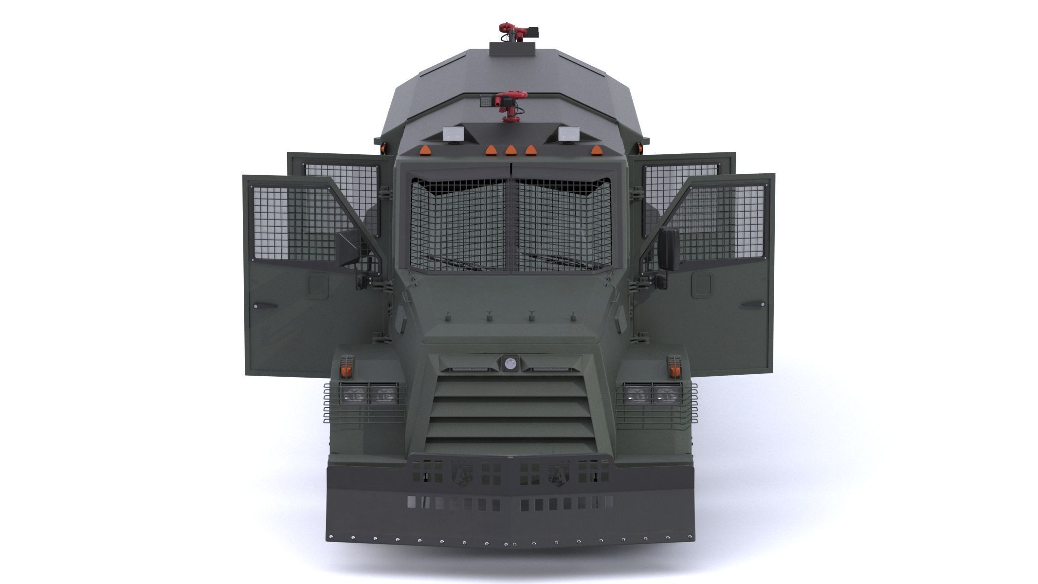 Armored Police and Military Vehicles Bundle Alpine Series 3D model_26