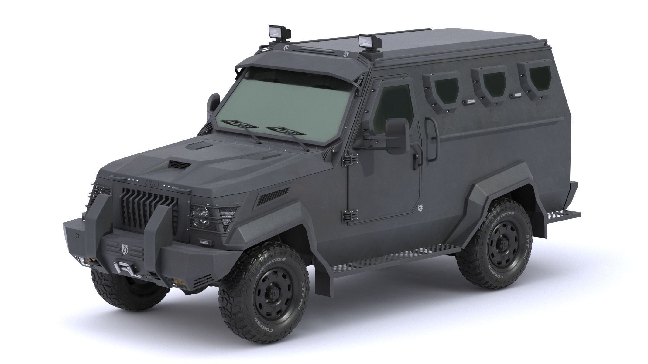 Armored Police and Military Vehicles Bundle Alpine Series 3D model_11