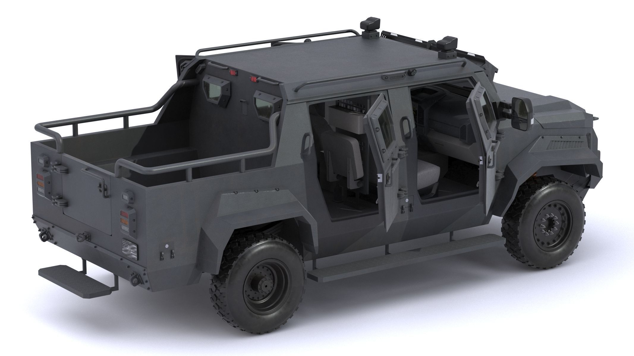 Armored Police and Military Vehicles Bundle Alpine Series 3D model_47