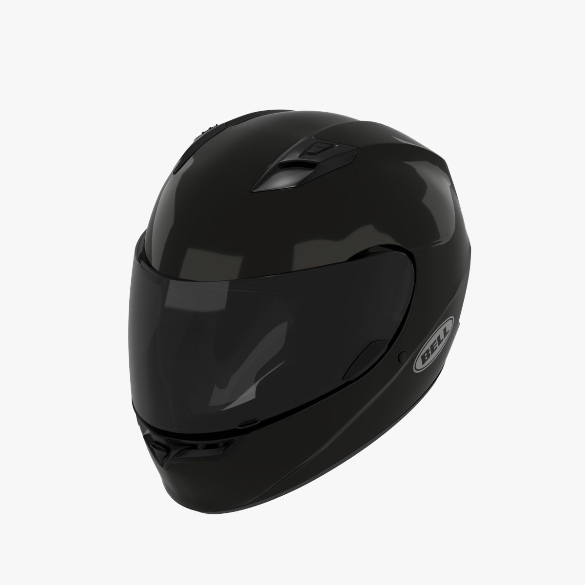 Bell Qualifier helmet Low-poly 3D model_8