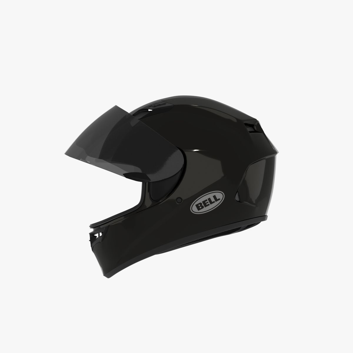 Bell Qualifier helmet Low-poly 3D model_6