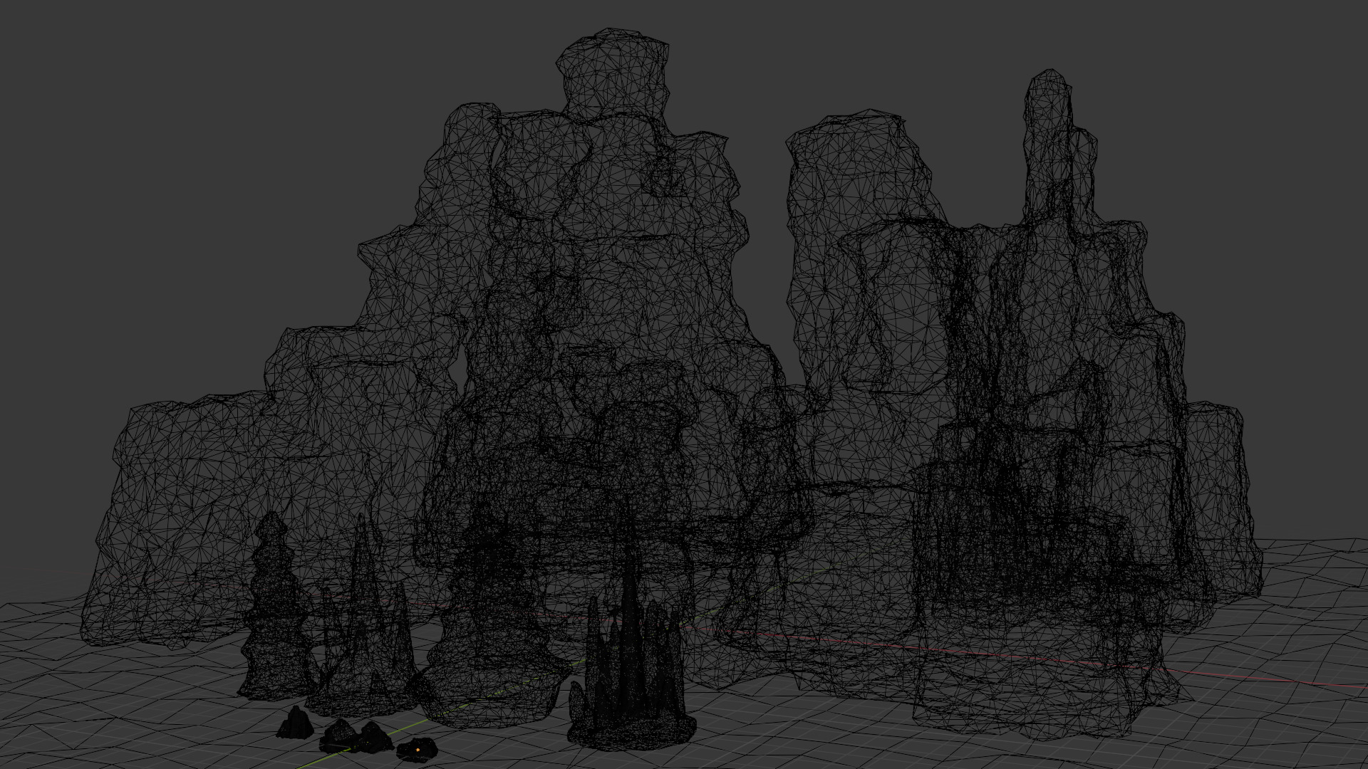 A set of realistic textured 3D models of rocks 3D model_4