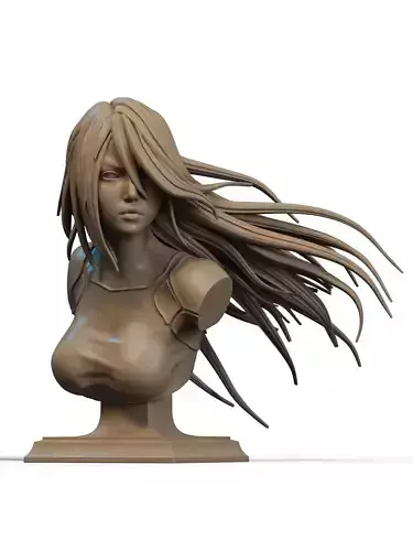 A2 Bust 3D Print 3D print model
