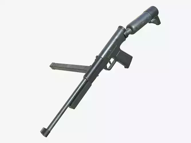 SMG-60 Softair PBR Low-poly 3D model