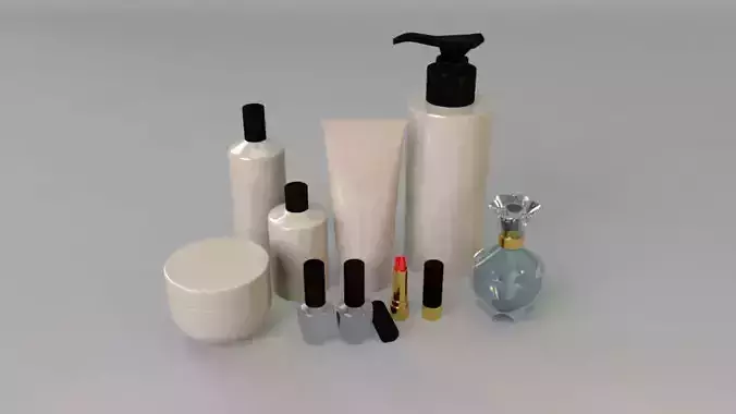 3D Cosmatic Models Low-poly 3D model