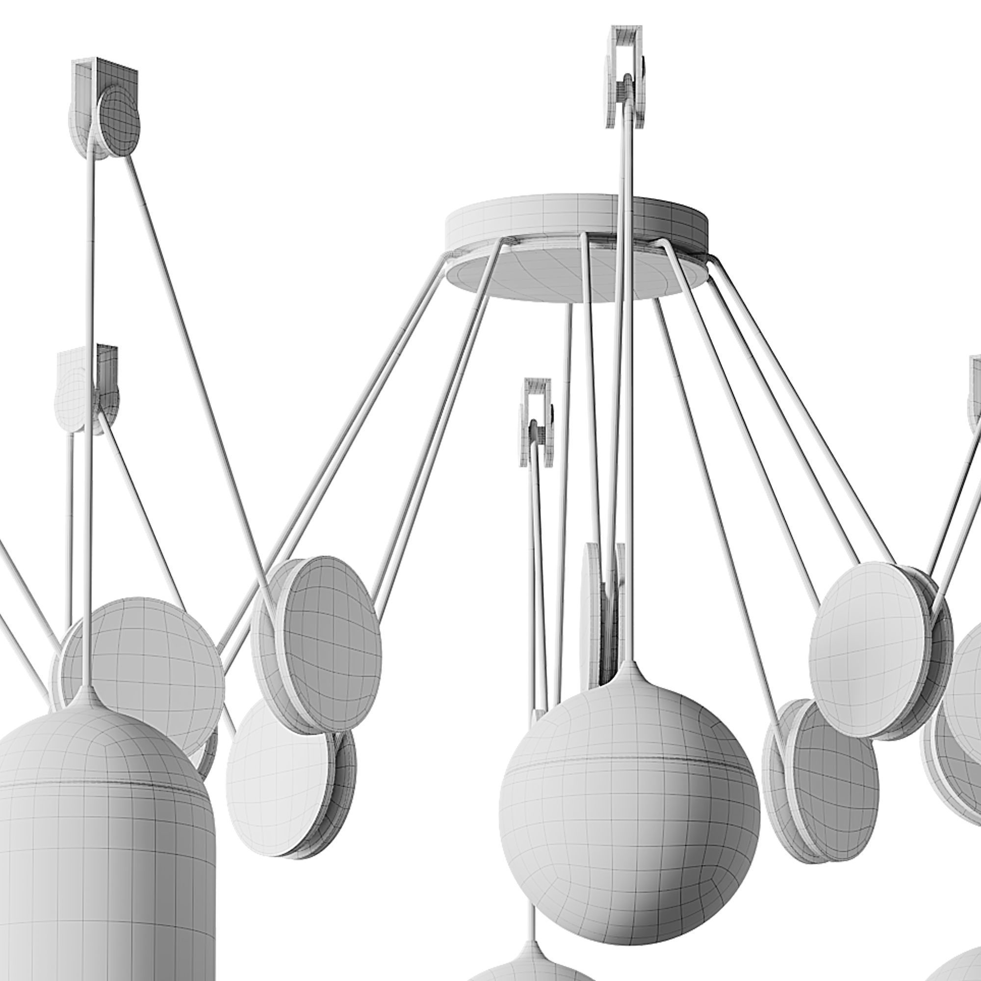 Planets light 3D model_14