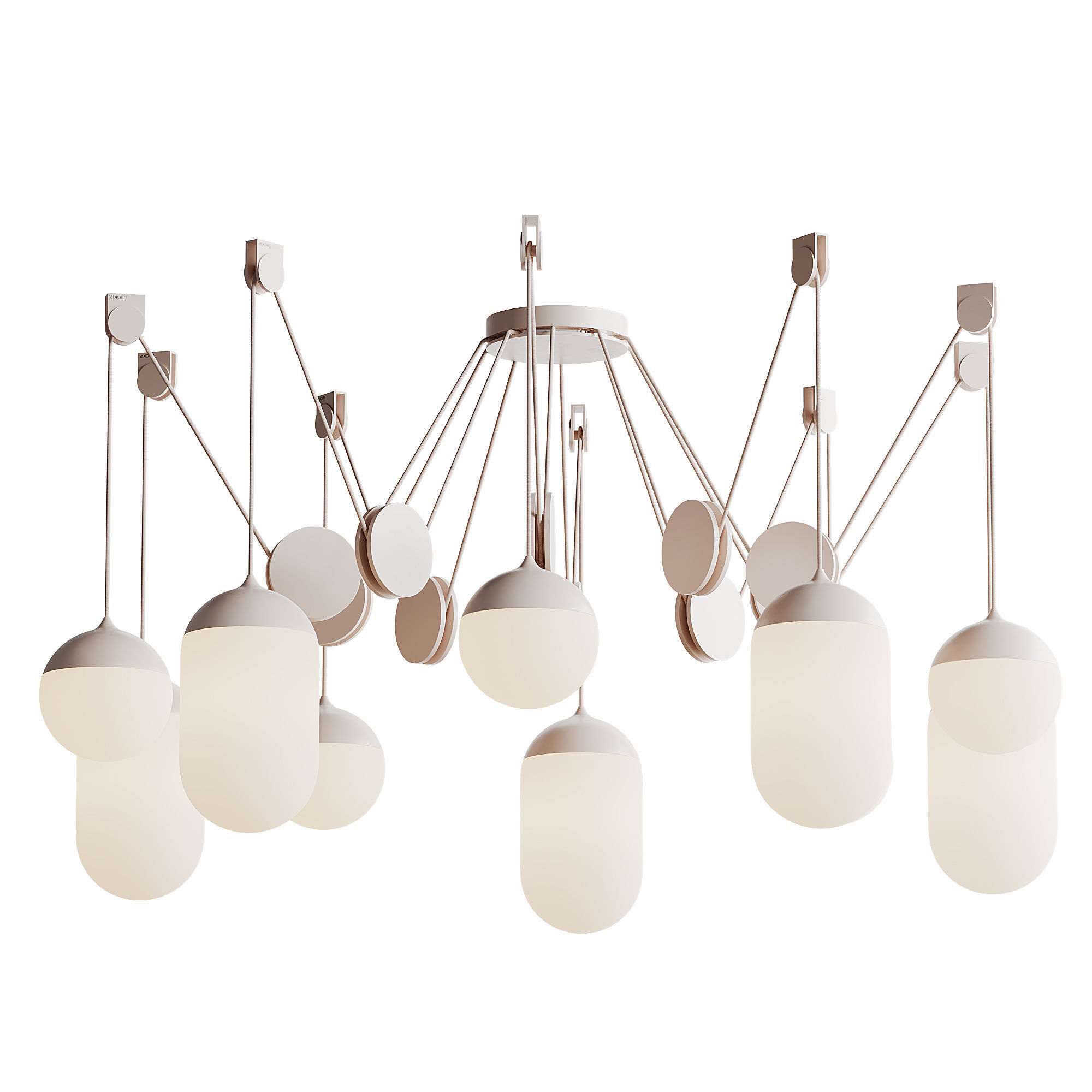 Planets light 3D model_9