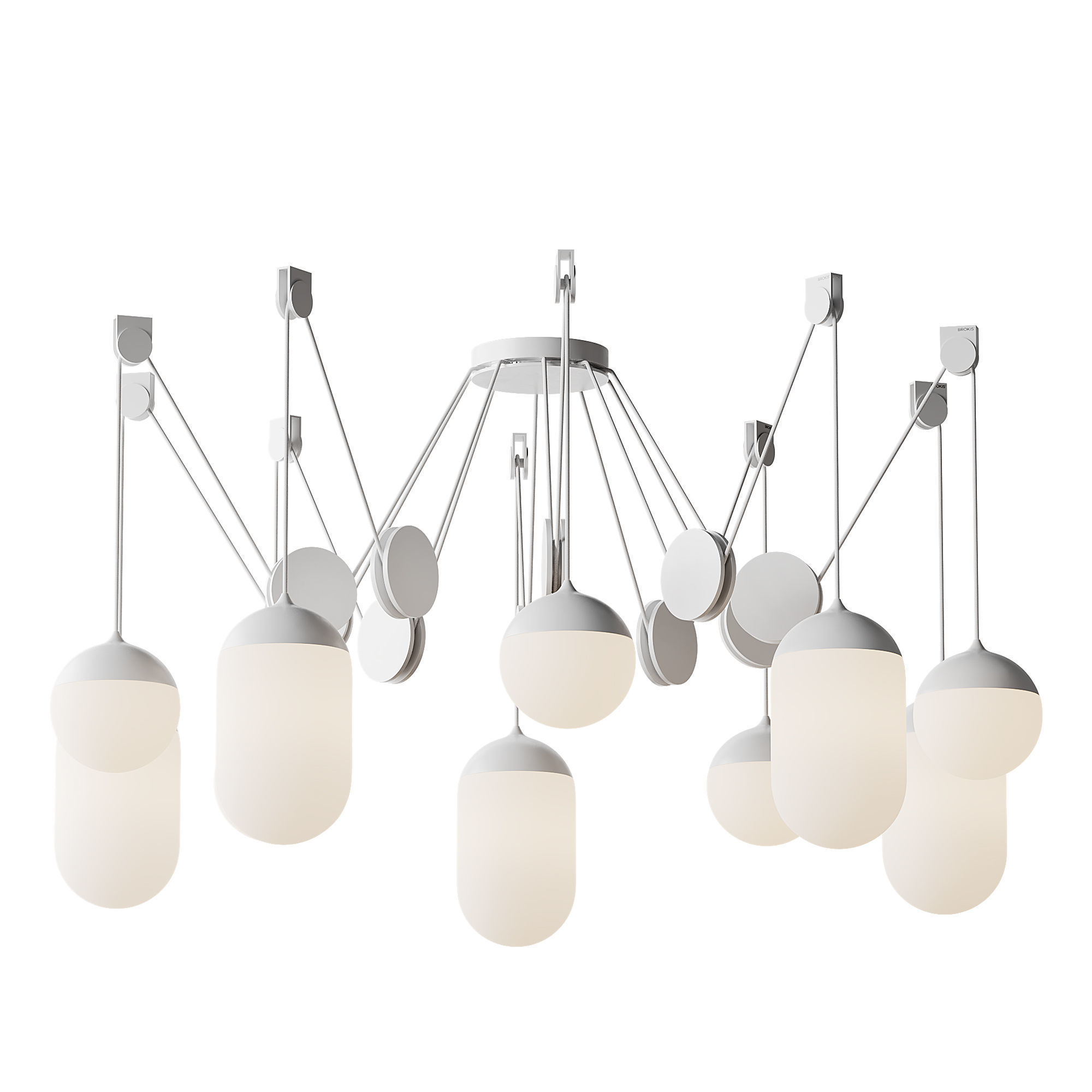 Planets light 3D model_2