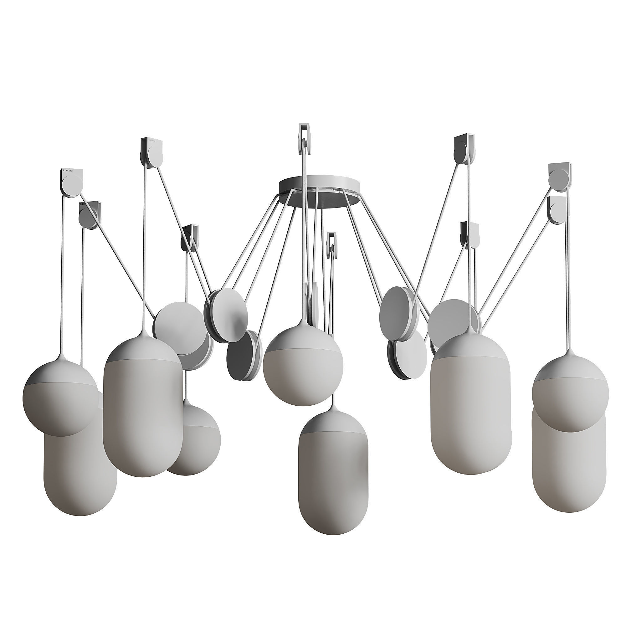 Planets light 3D model_12