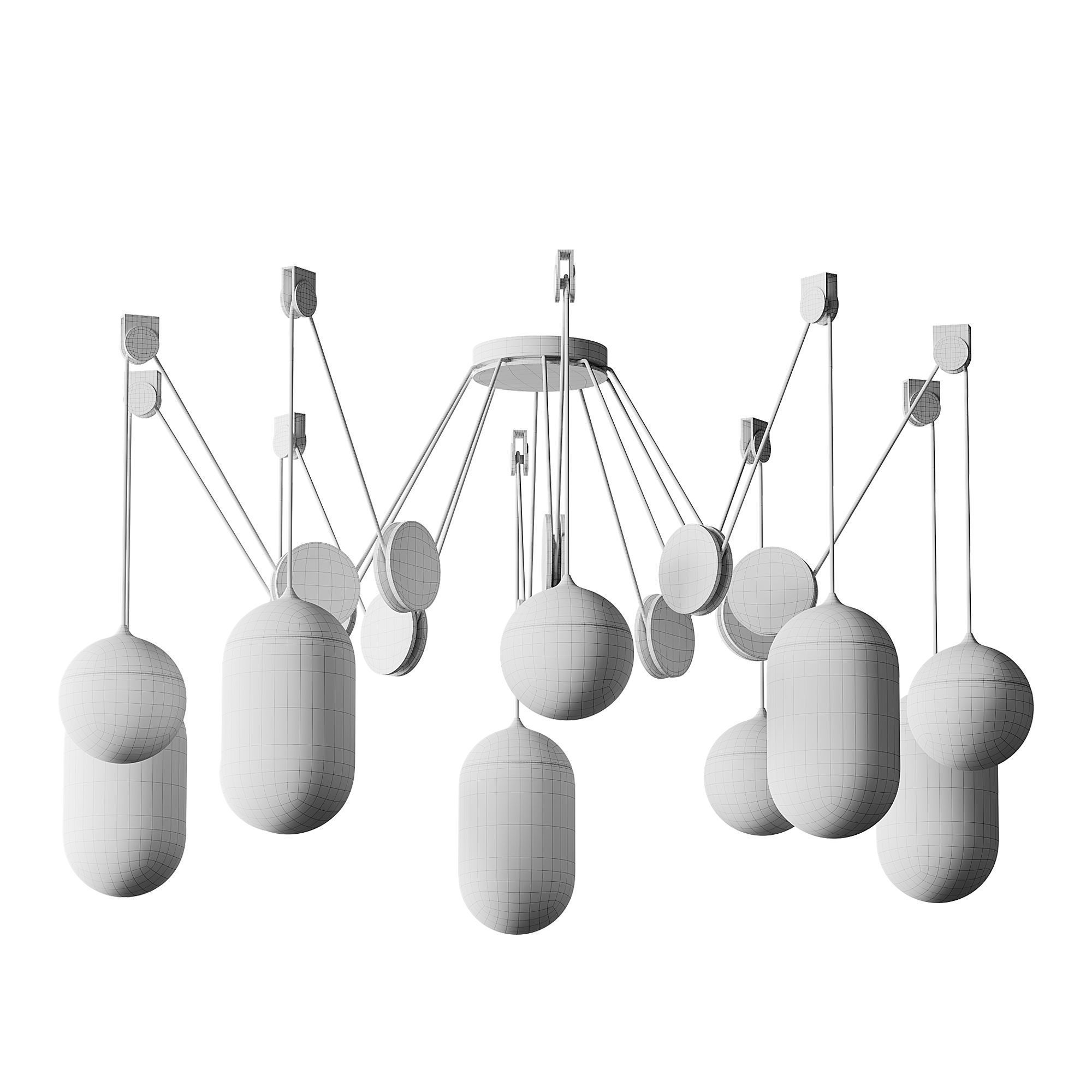 Planets light 3D model_13