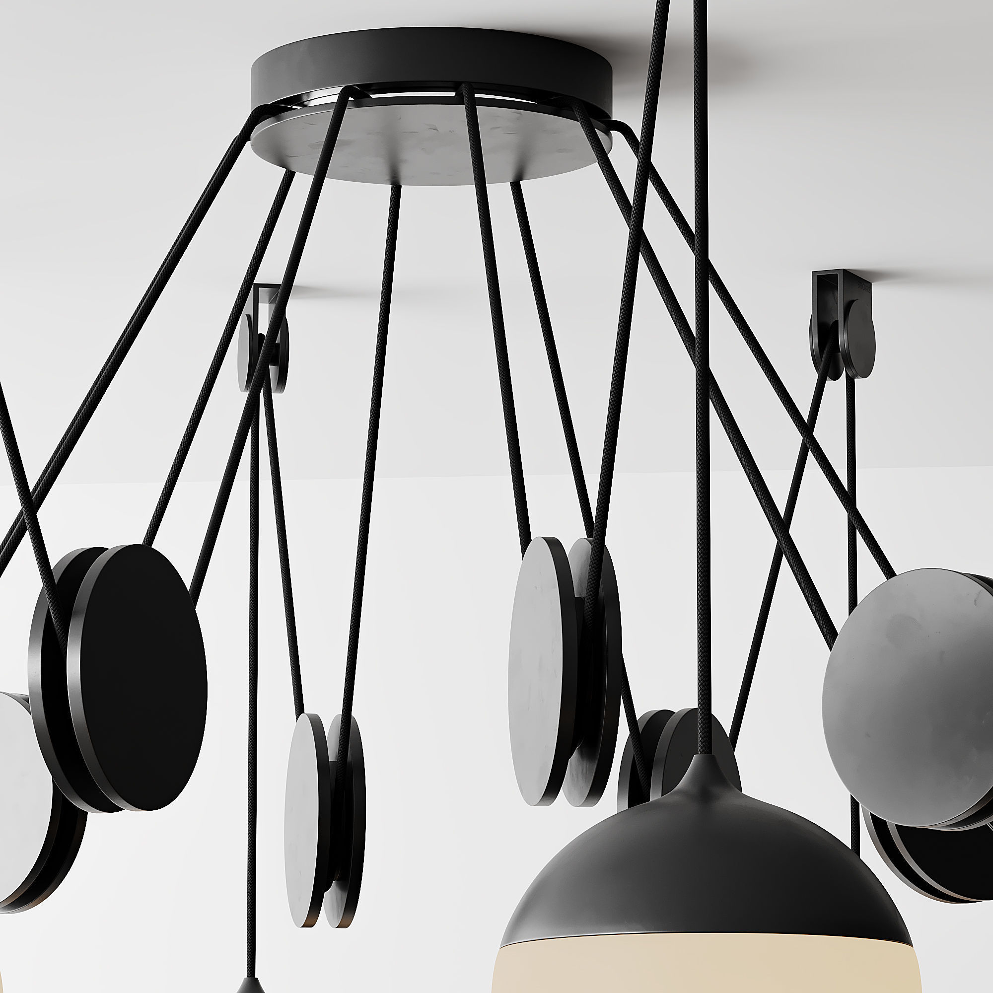 Planets light 3D model_4