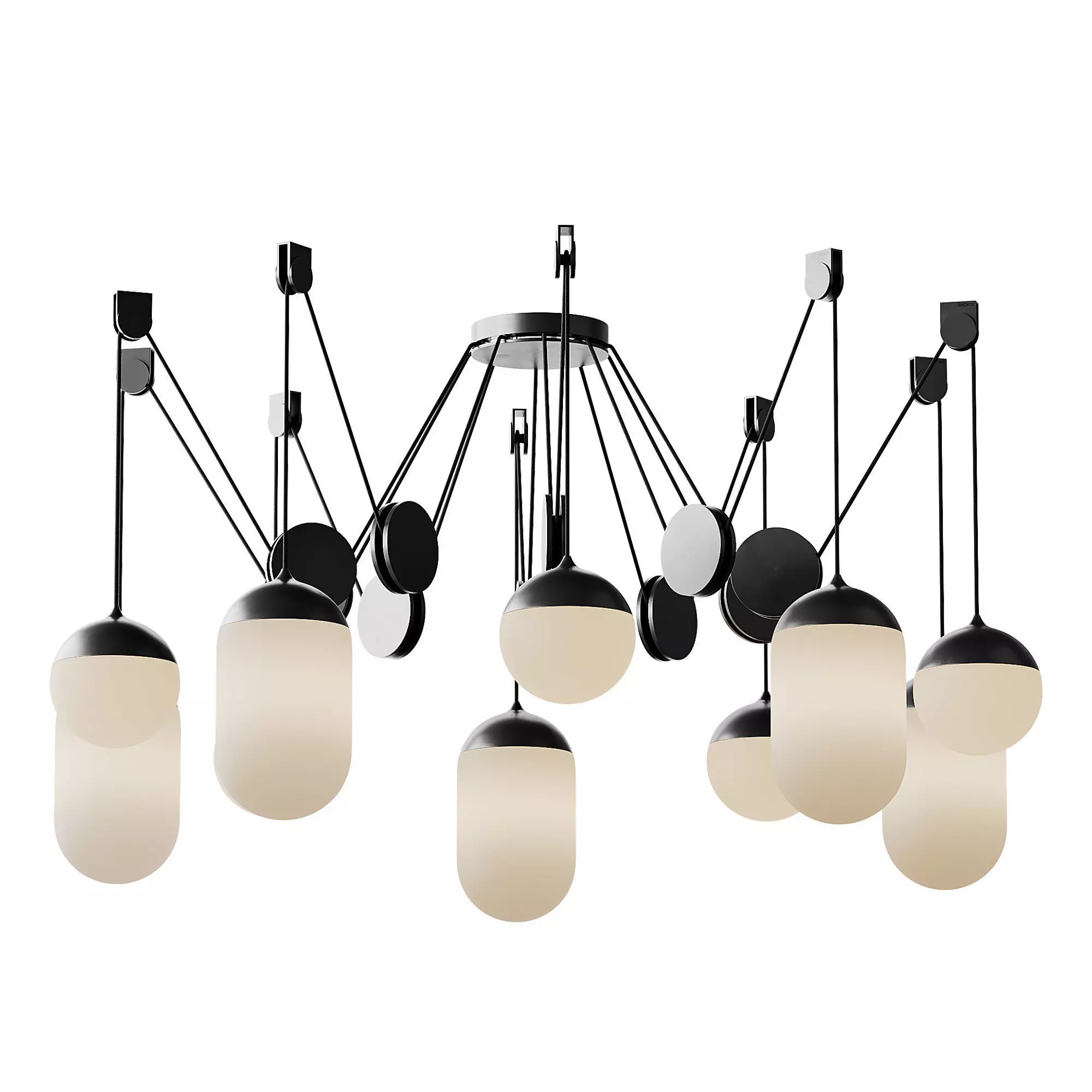 Planets light 3D model_0