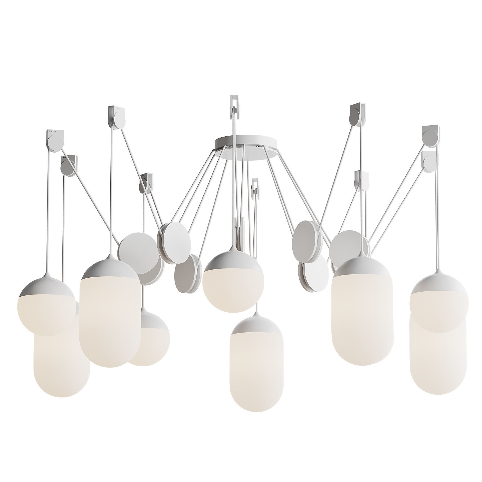 Planets light 3D model_10