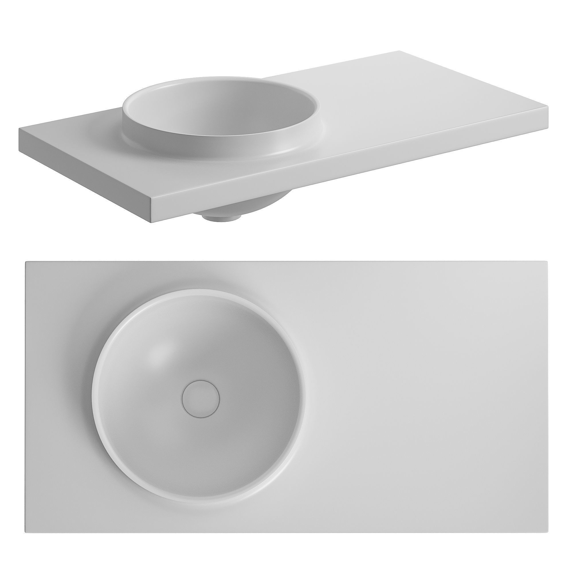 PULKRA DOME SINK Washbasin 3D model_5