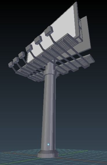 AD Bar for the Street-Road-Highway 3D model_1