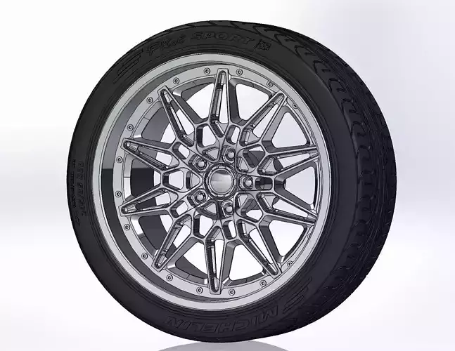 Wheels Schott Paradigm PT for your scale model 3D print model