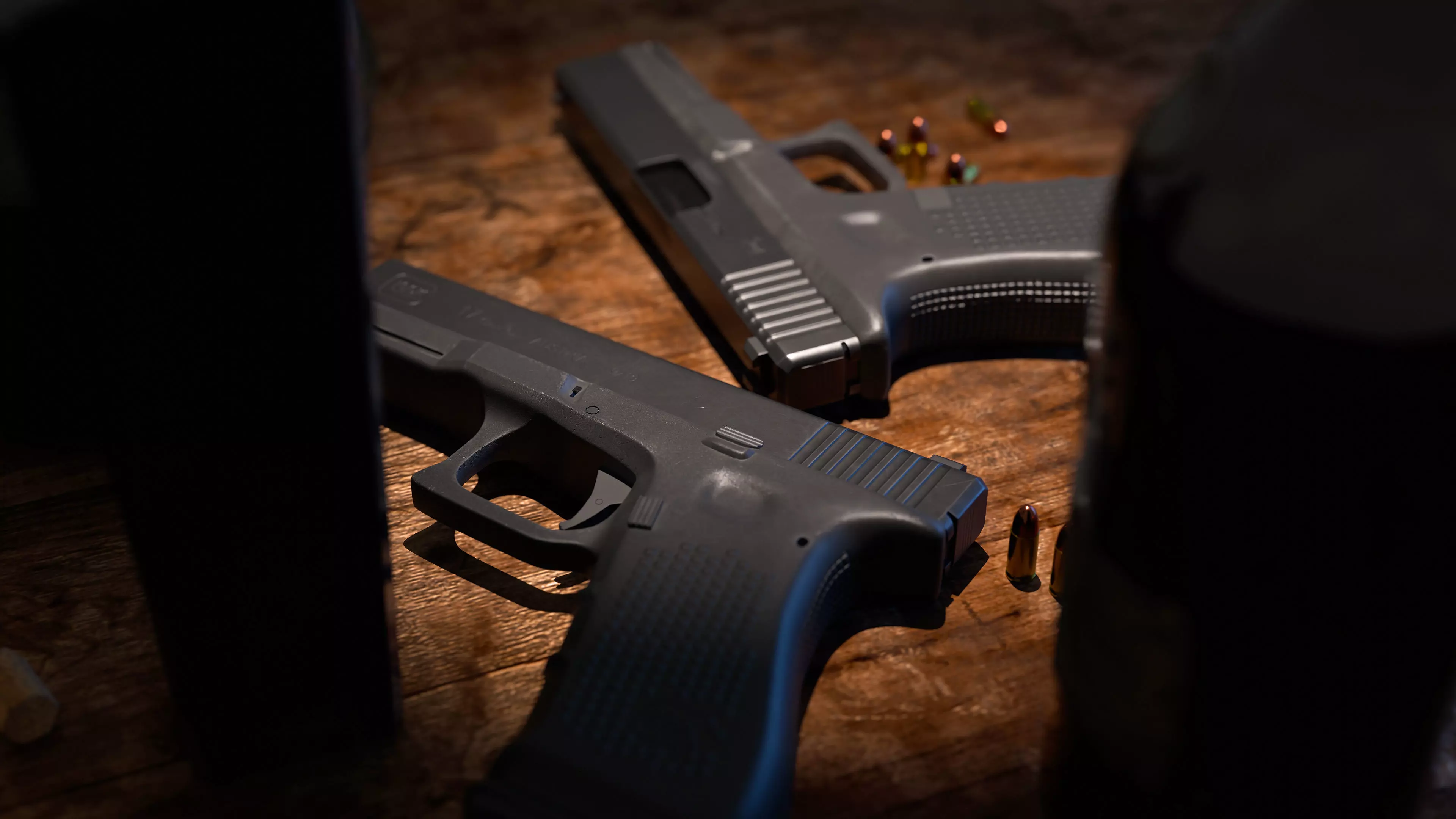 GLOCK 17 handgun high poly 3D model_0