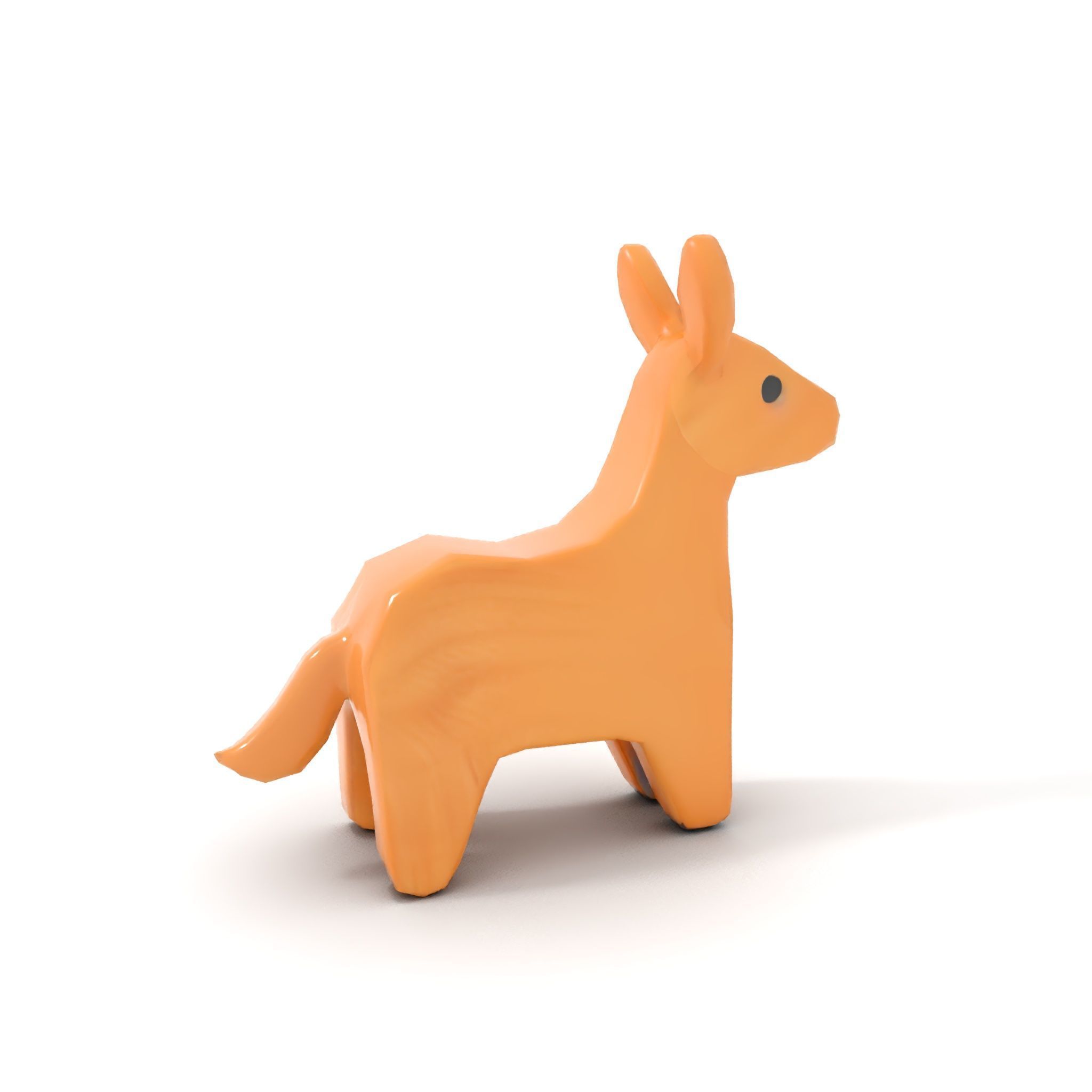 Wooden Animal Model Pack for Games and Animation Low-poly 3D model_14