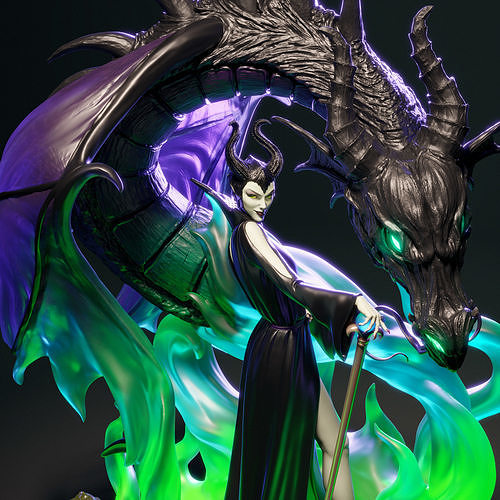 Maleficent 3D Print 3D print model