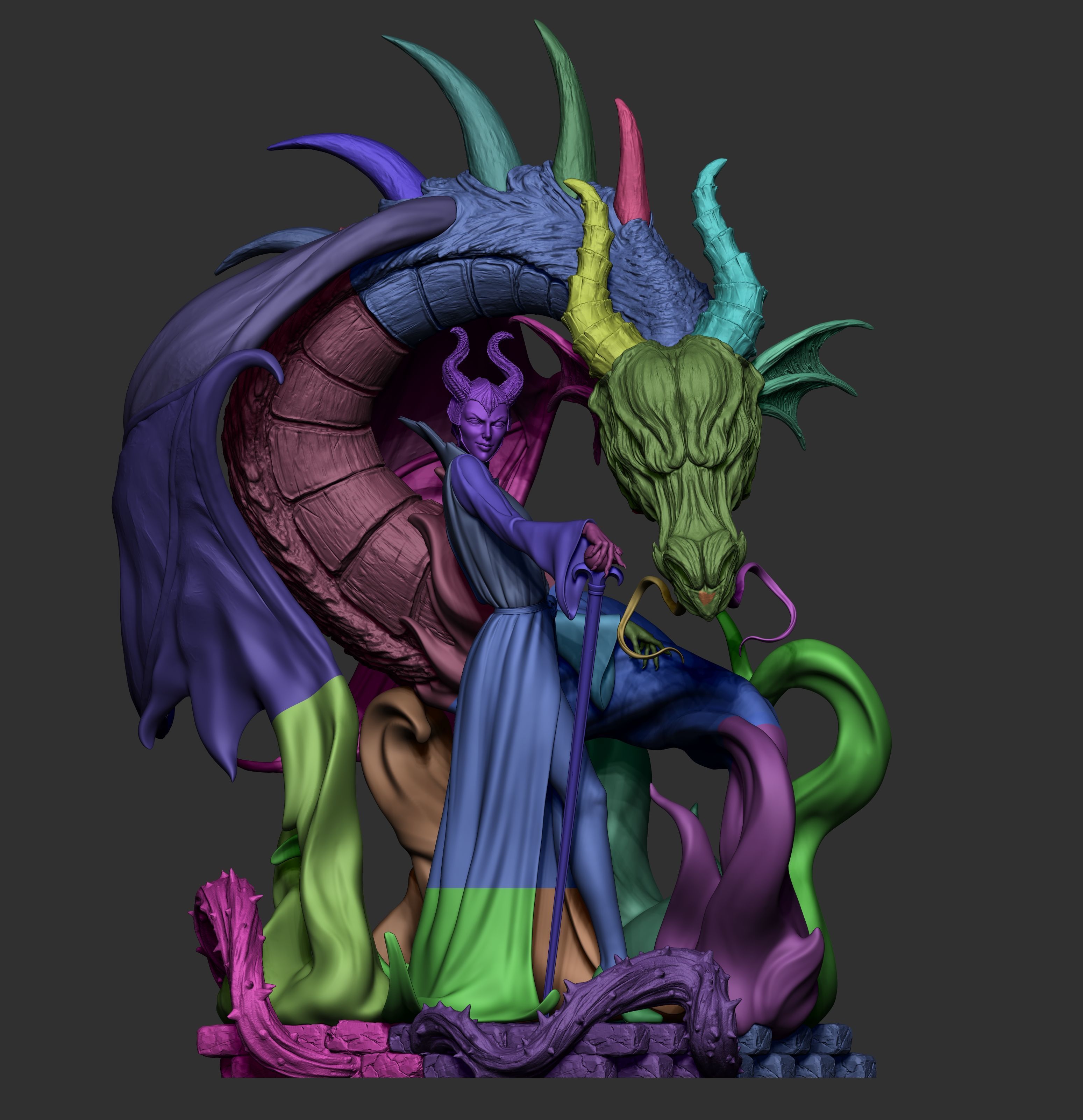 Maleficent 3D Print 3D print model_8