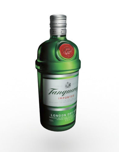 Tanqueray bottle Free 3D model_2