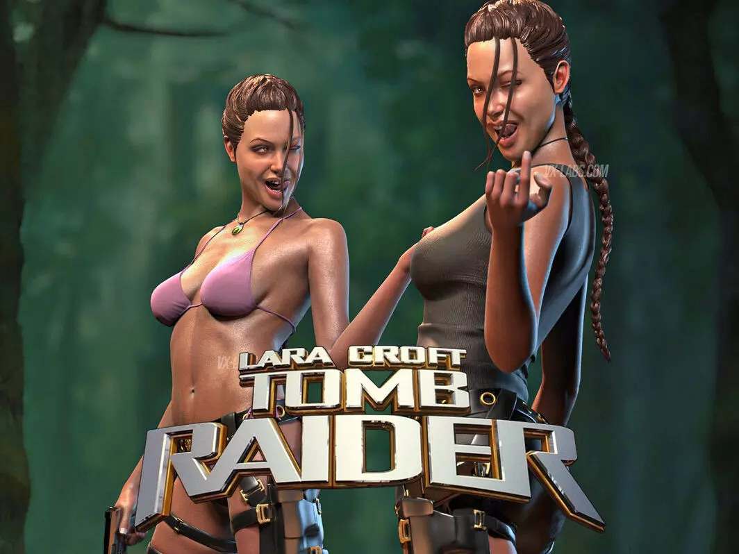 Lara Croft Tomb Raider - Angelina Jolie  3D print model_0