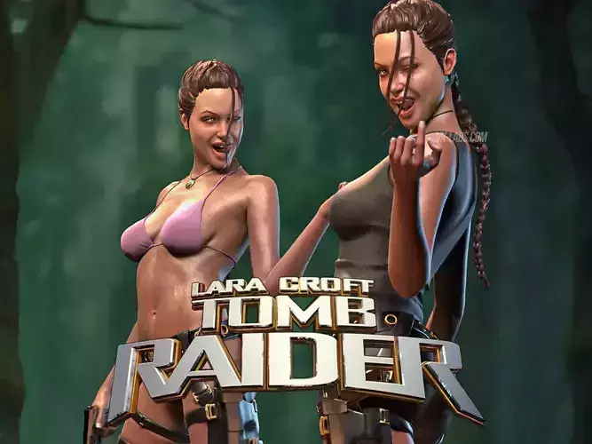 Lara Croft Tomb Raider - Angelina Jolie  3D print model