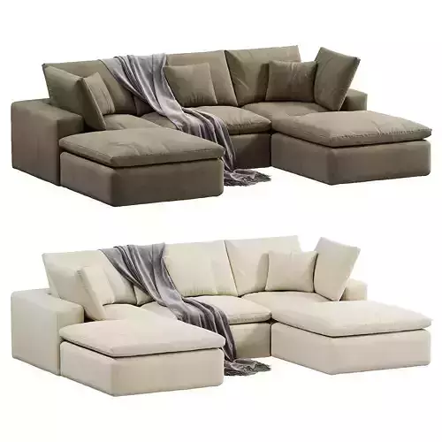 Malibu Cloud U Sectional