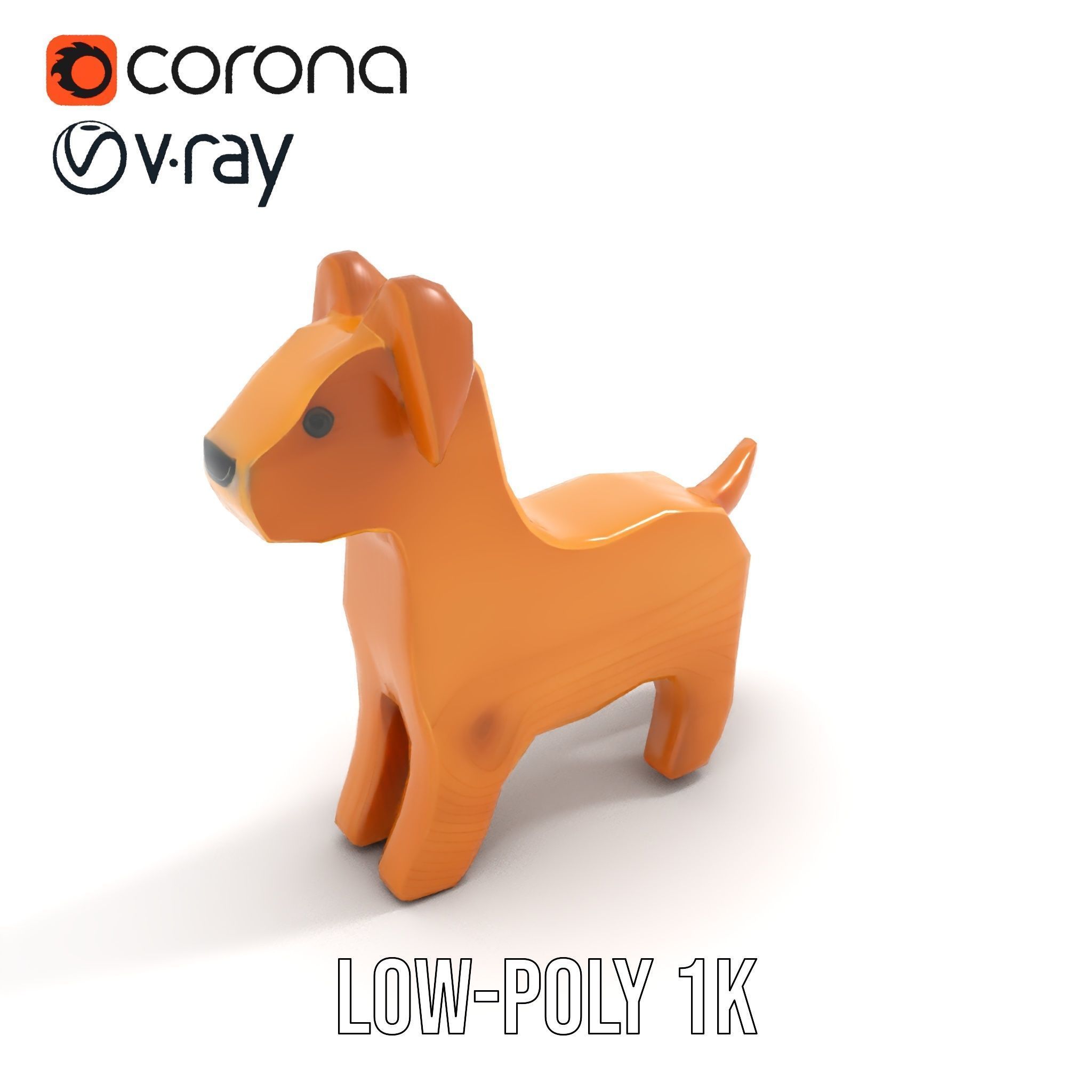 Wooden Dog Toy Model Pack Texture_19