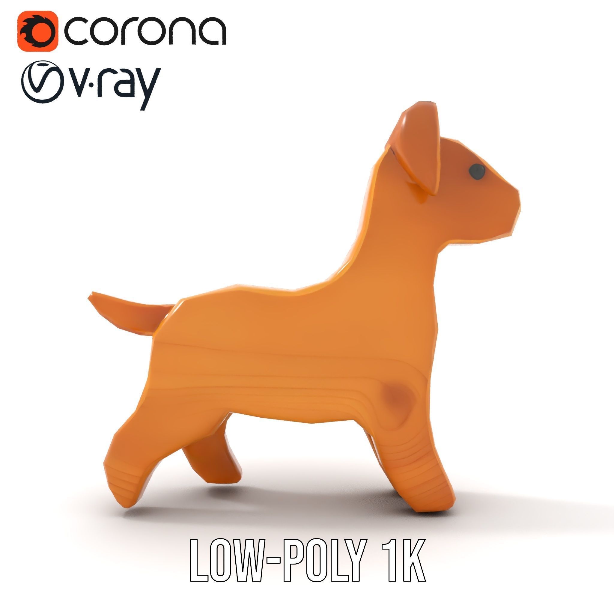 Wooden Dog Toy Model Pack Texture_14
