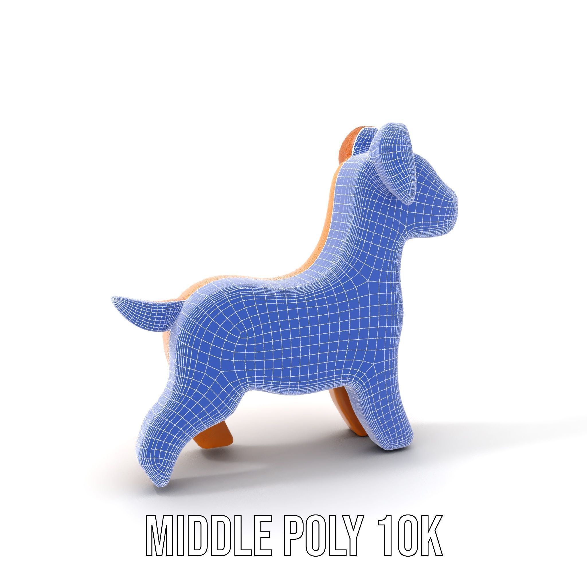 Wooden Dog Toy Model Pack Texture_18