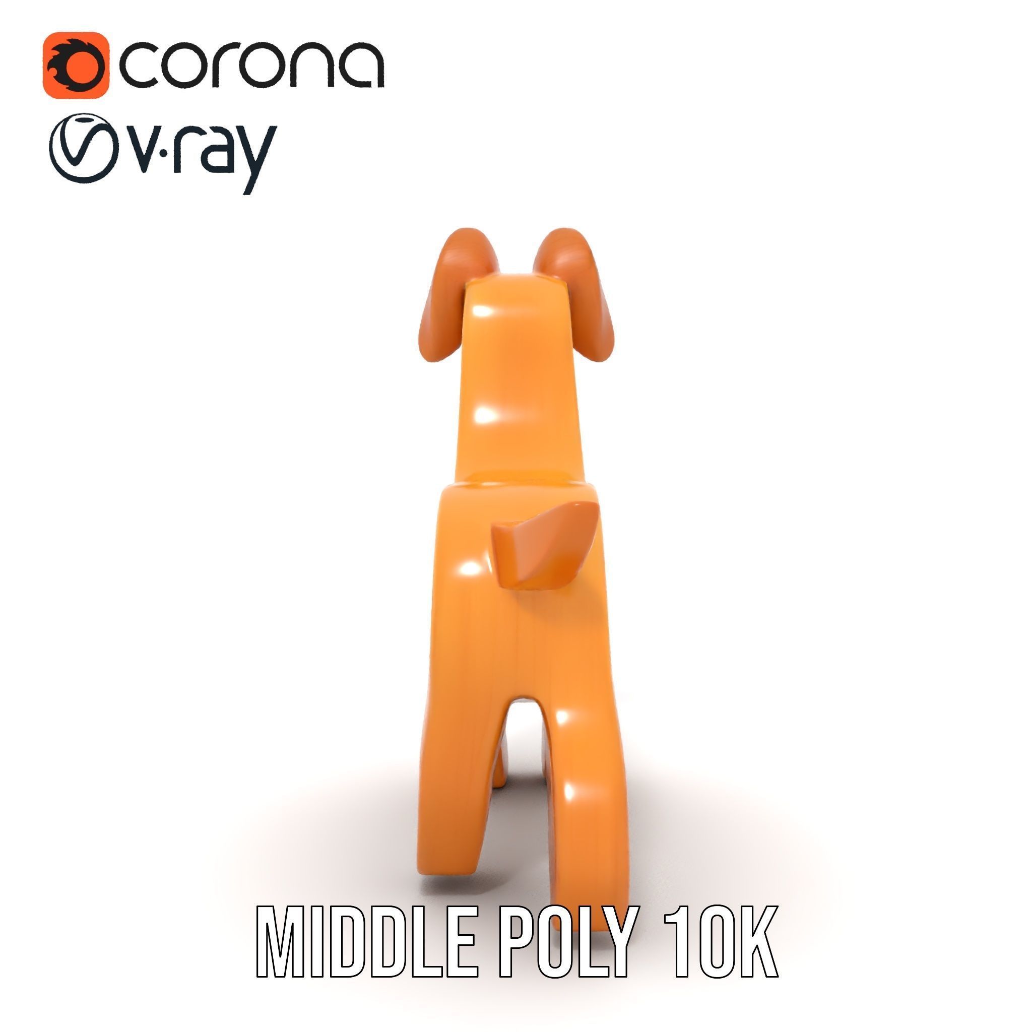 Wooden Dog Toy Model Pack Texture_15